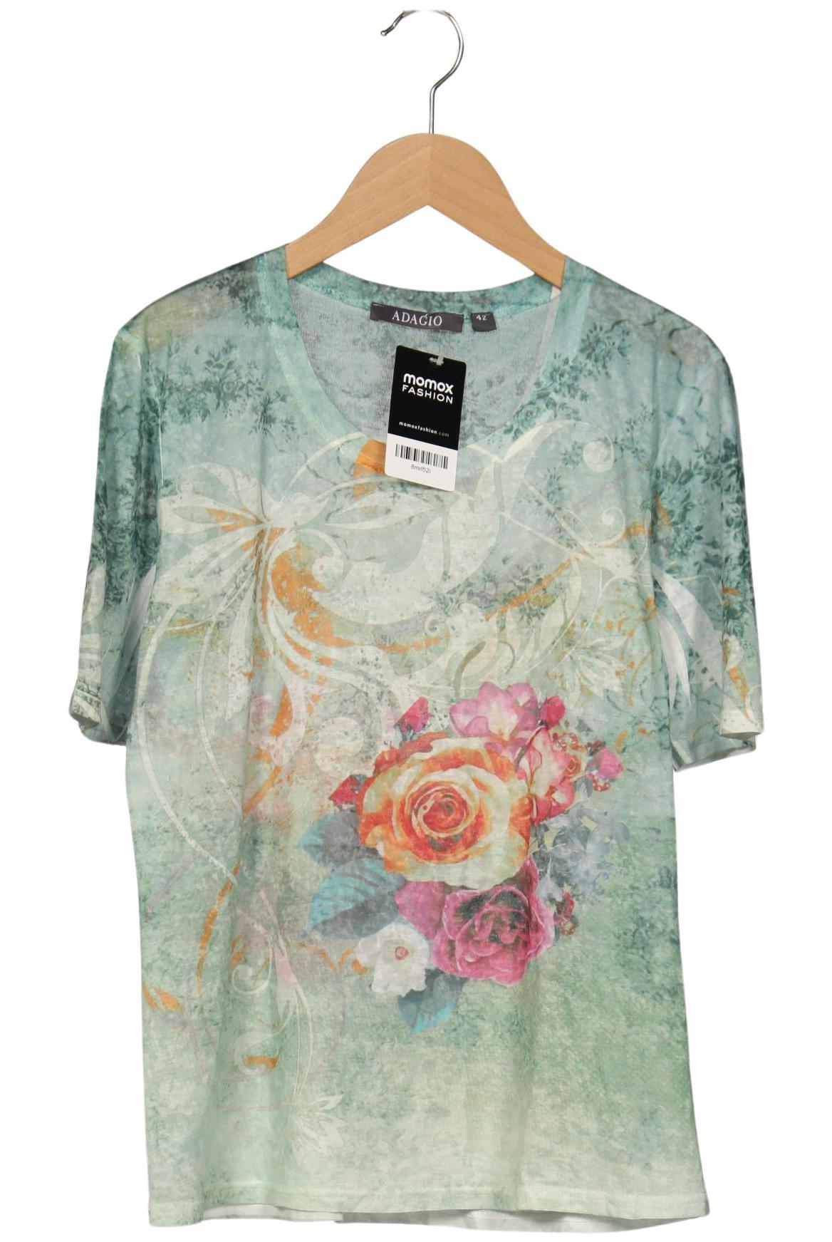 

Adagio Italia Damen T-Shirt, grün, Gr. 42