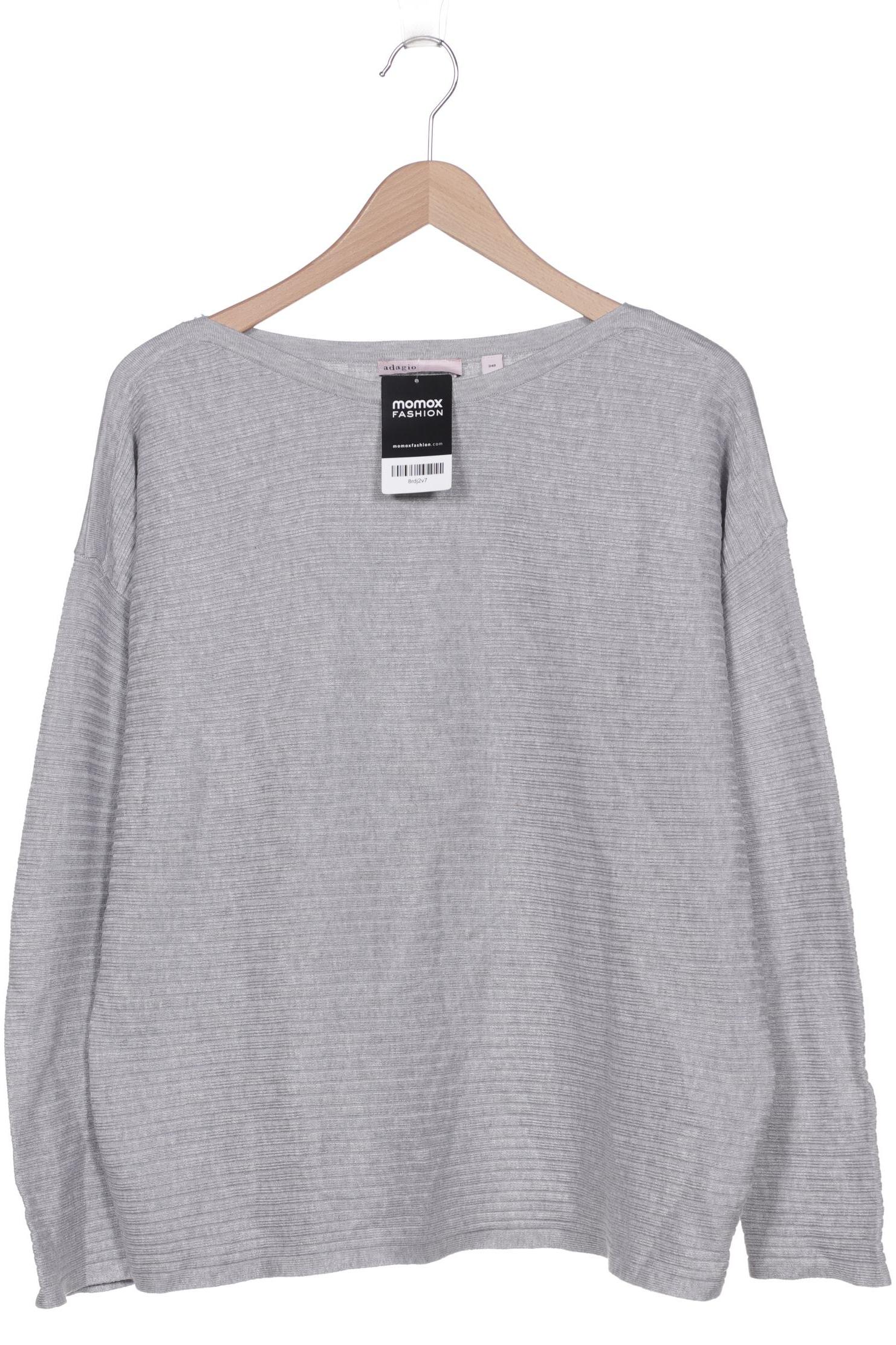 

Adagio Italia Damen Pullover, grau, Gr. 48