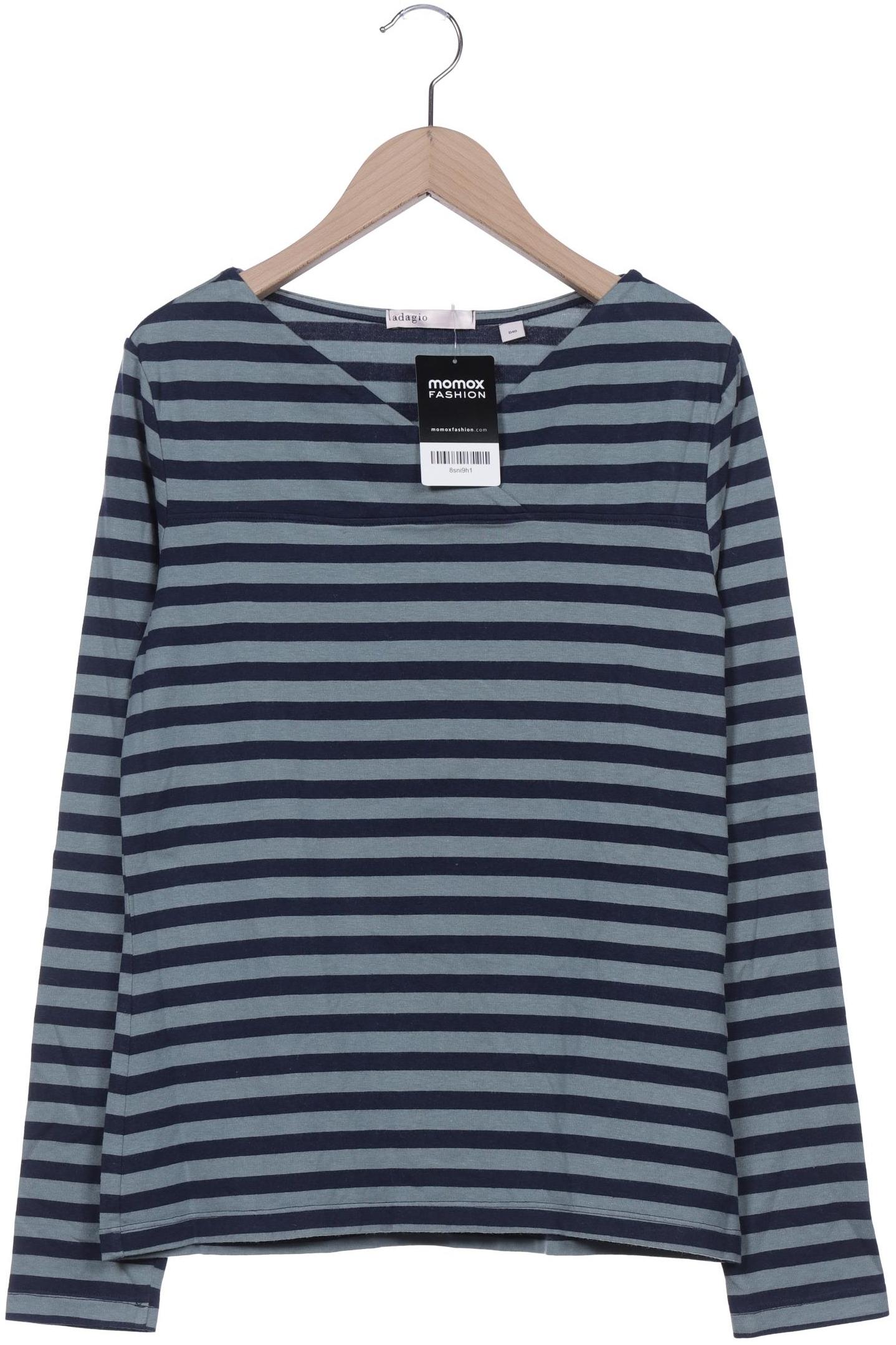 

Adagio Italia Damen Langarmshirt, marineblau, Gr. 40