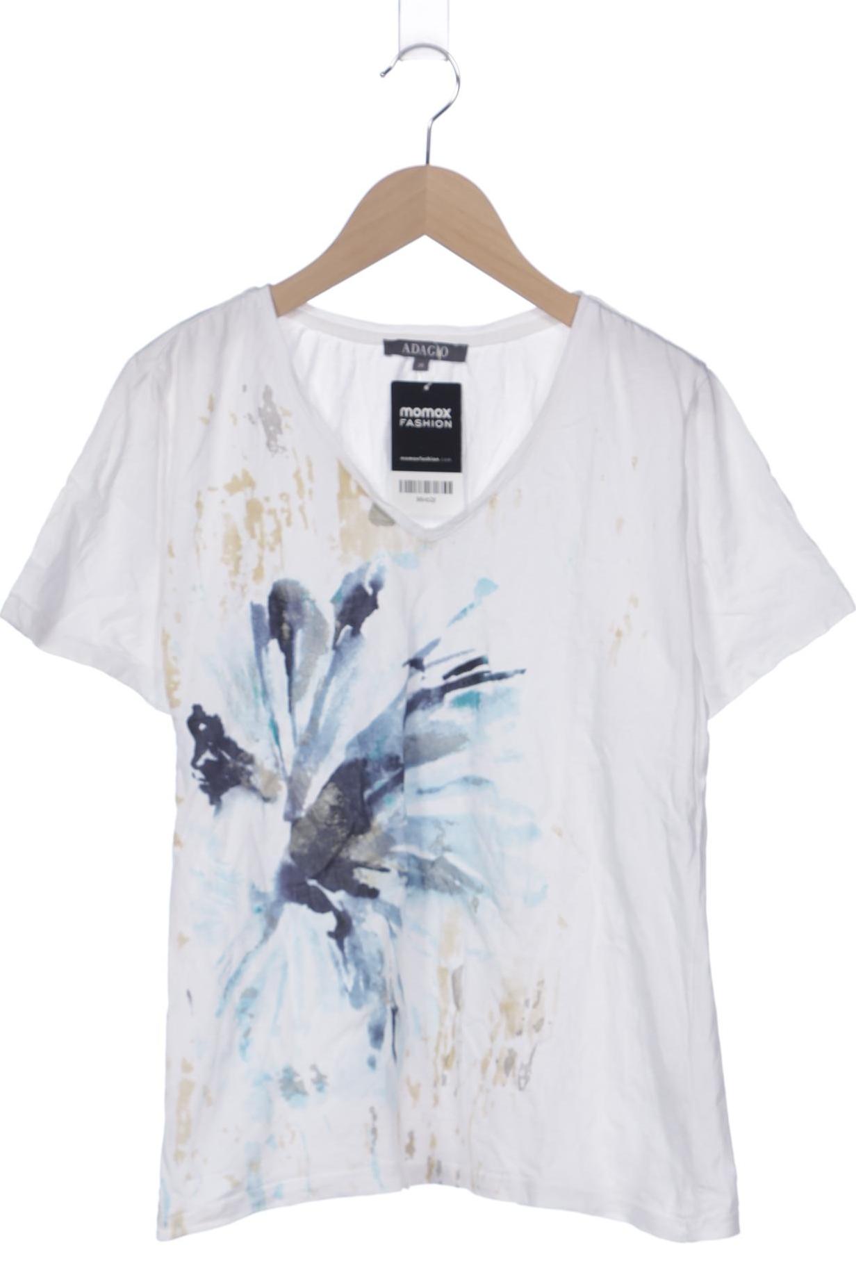 

Adagio Italia Damen T-Shirt, weiß, Gr. 38