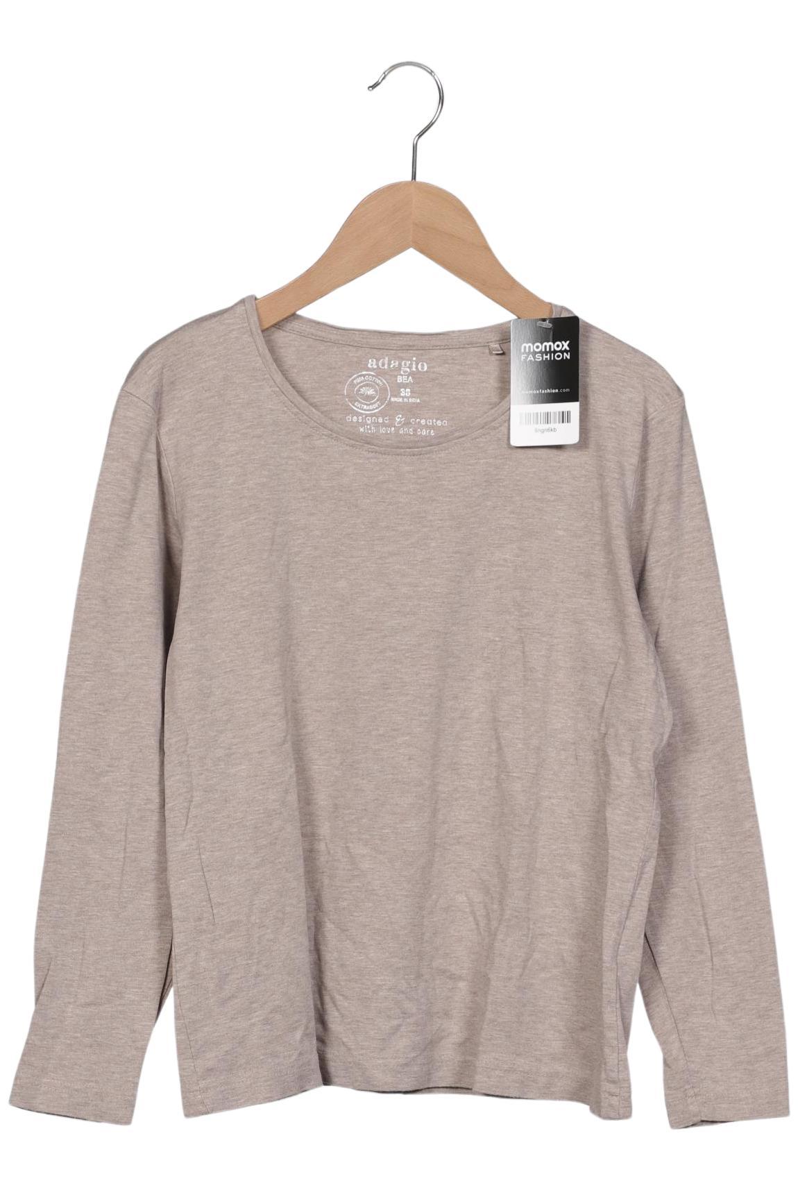 

Adagio Italia Damen Langarmshirt, beige, Gr. 38