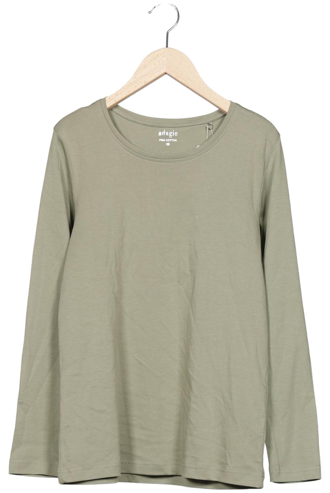 

Adagio Italia Damen Langarmshirt, grün, Gr. 38