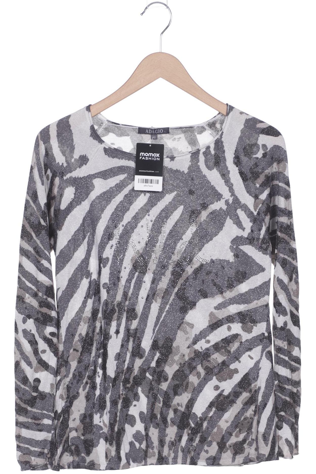 

Adagio Italia Damen Pullover, grau, Gr. 42