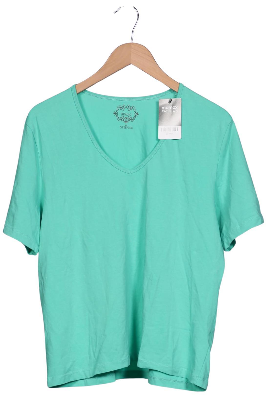 

Adagio Italia Damen T-Shirt, türkis, Gr. 48