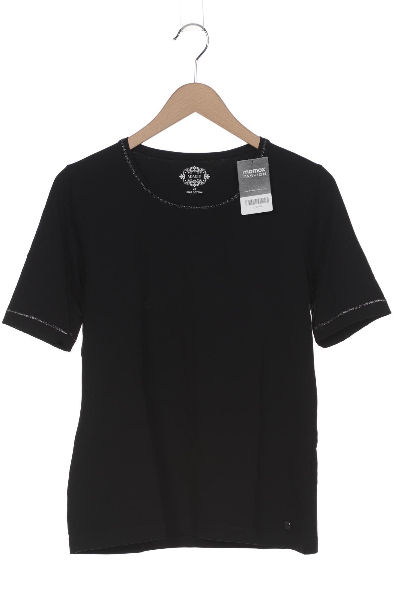 

Adagio Italia Damen T-Shirt, schwarz, Gr. 42