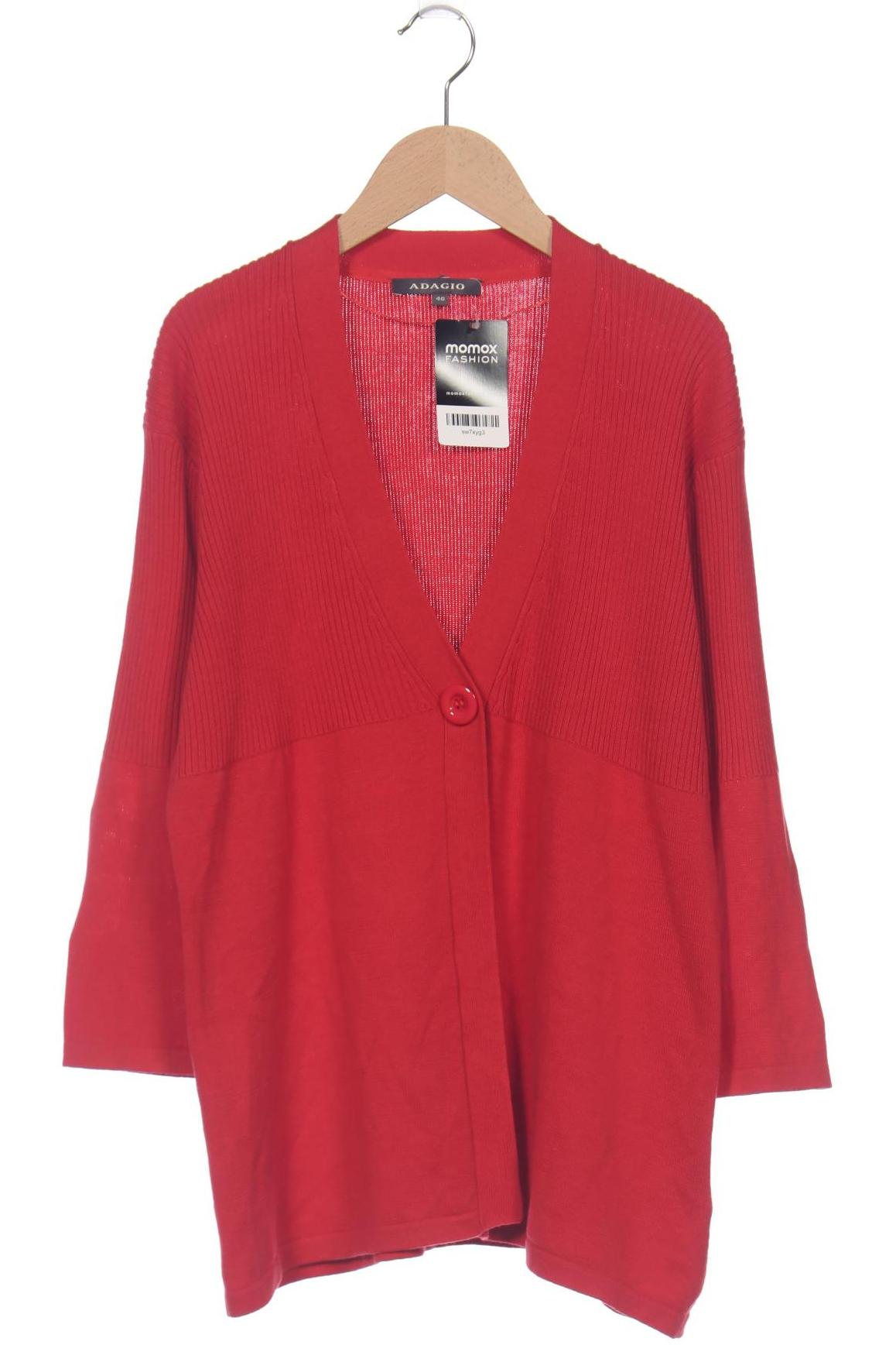 

Adagio Italia Damen Strickjacke, rot, Gr. 46