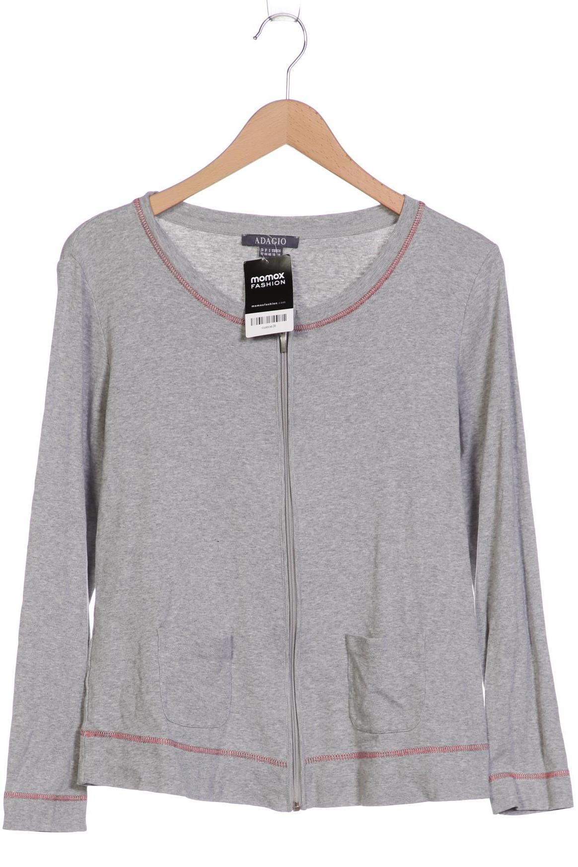 

Adagio Italia Damen Strickjacke, grau, Gr. 42