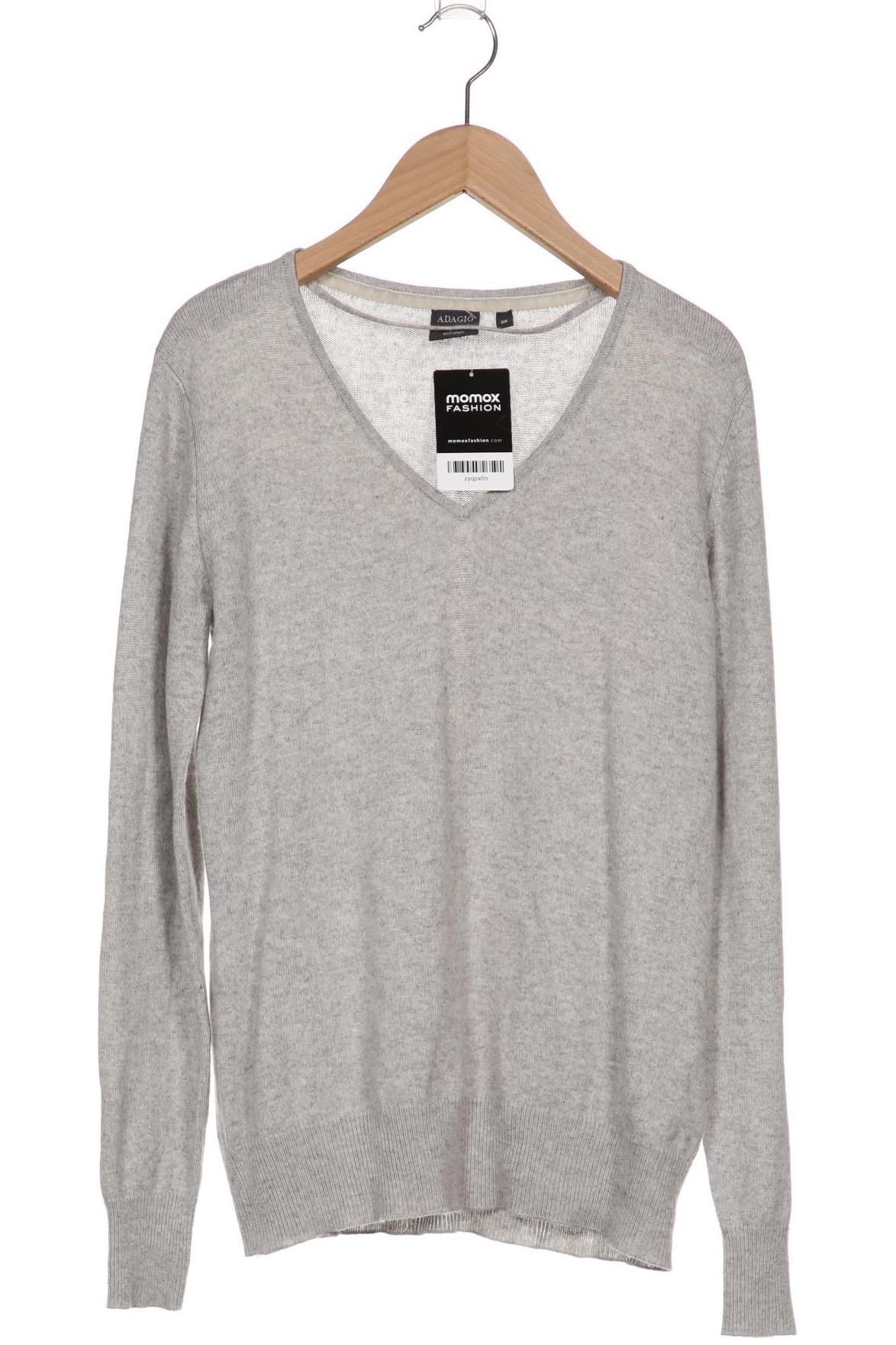 

Adagio Italia Damen Pullover, grau, Gr. 36