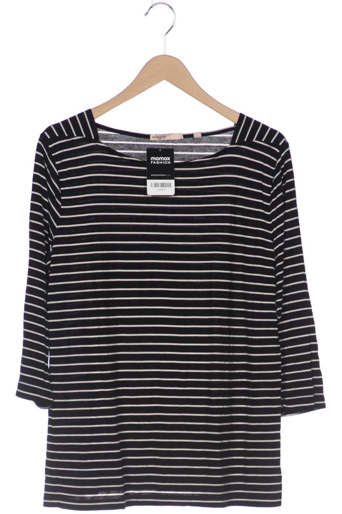 

Adagio Italia Damen Langarmshirt, schwarz, Gr. 48