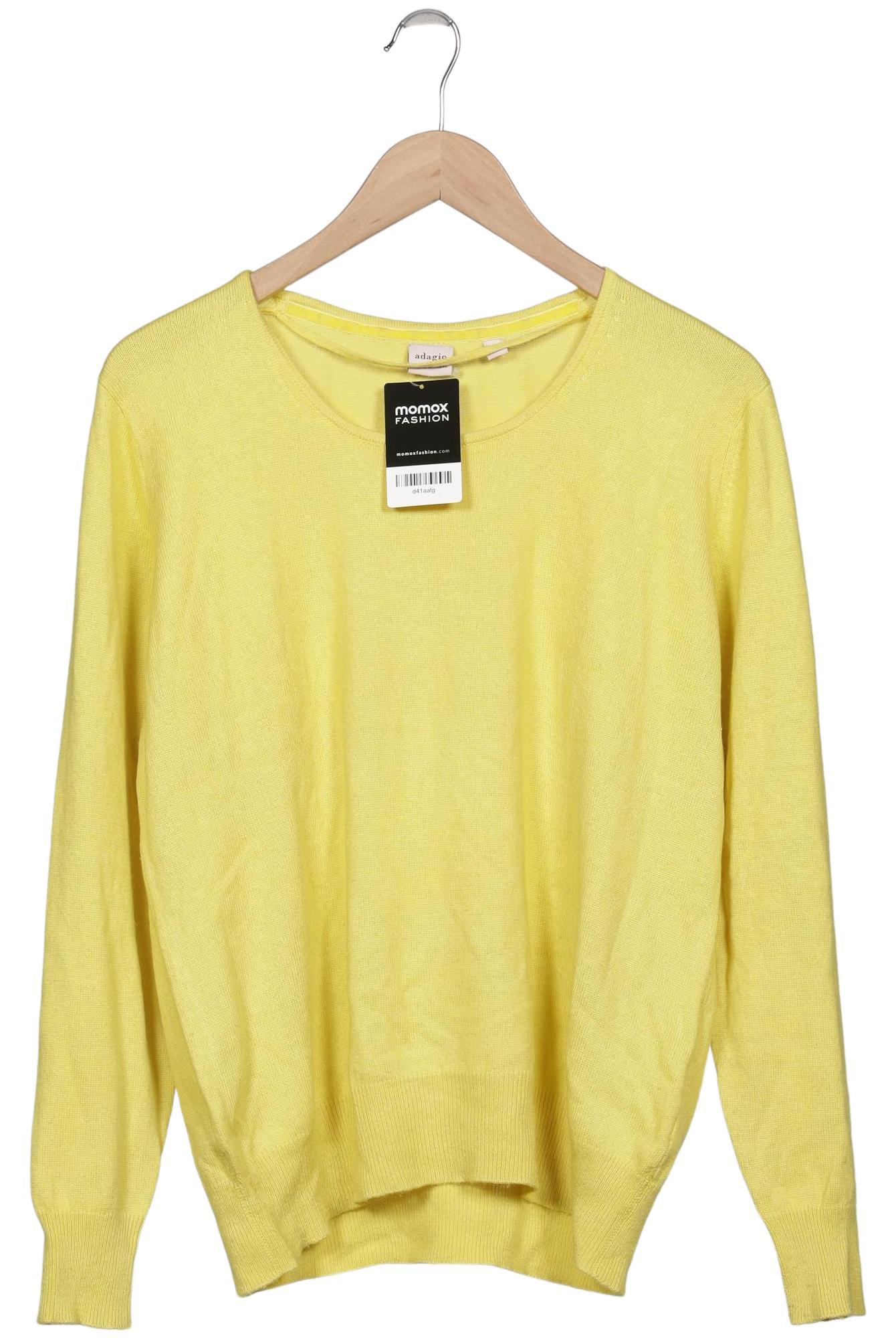 

Adagio Italia Damen Pullover, gelb, Gr. 46
