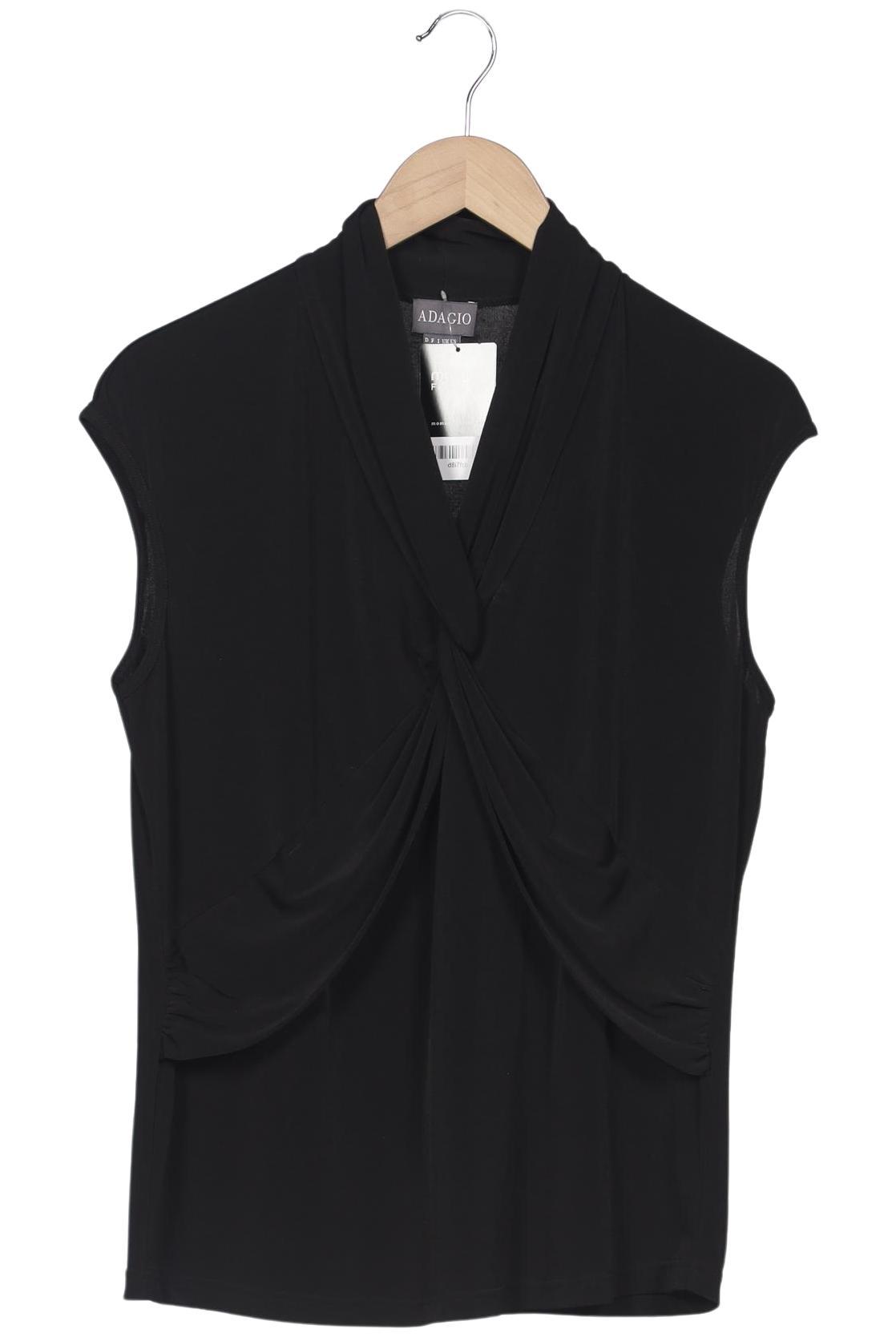 

Adagio Italia Damen T-Shirt, schwarz, Gr. 44