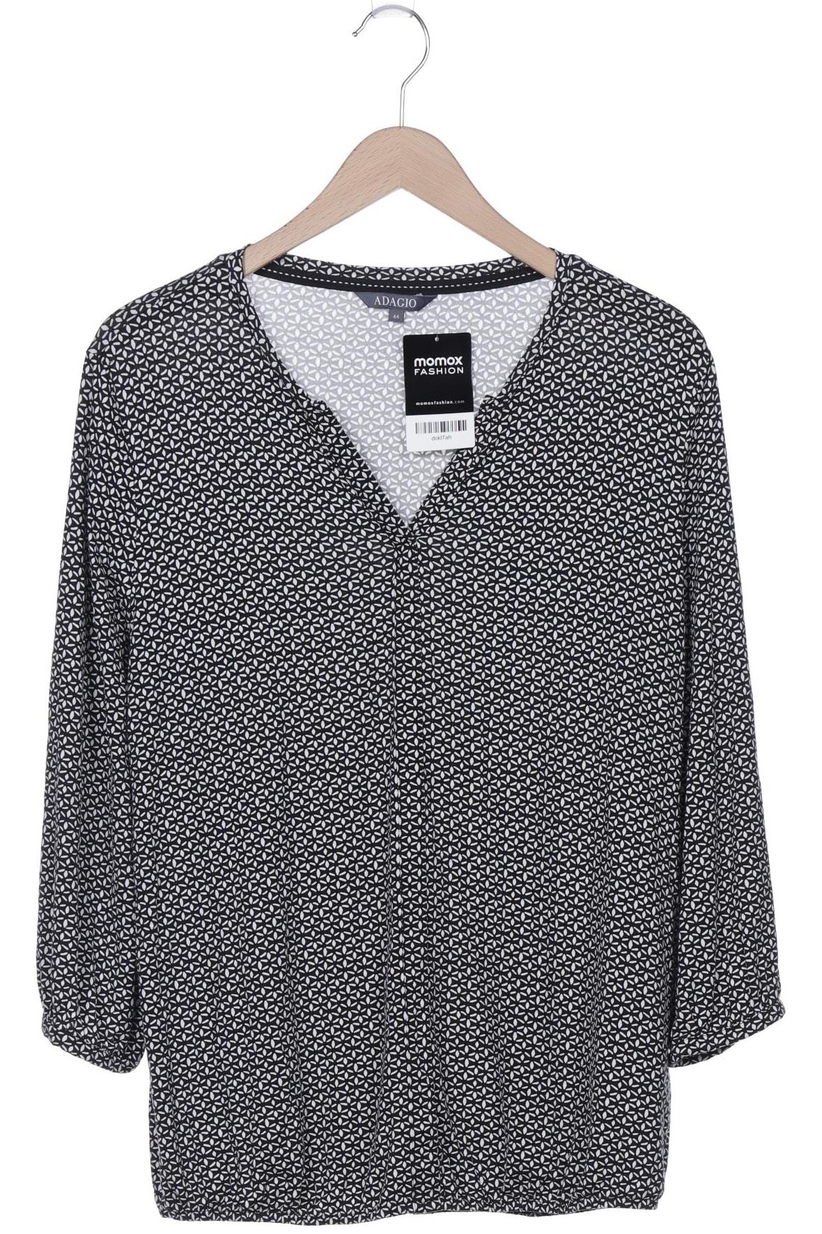 

Adagio Italia Damen Langarmshirt, schwarz, Gr. 44