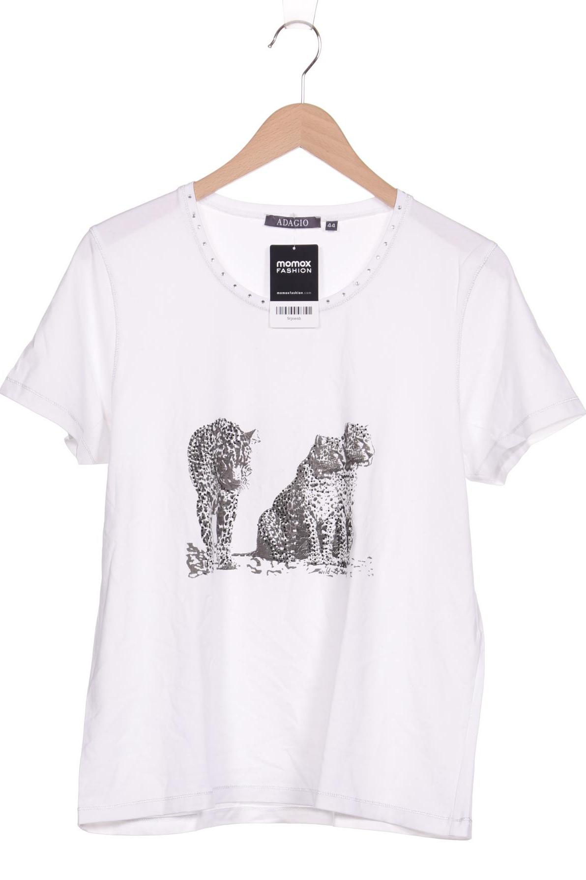 

Adagio Italia Damen T-Shirt, weiß, Gr. 44