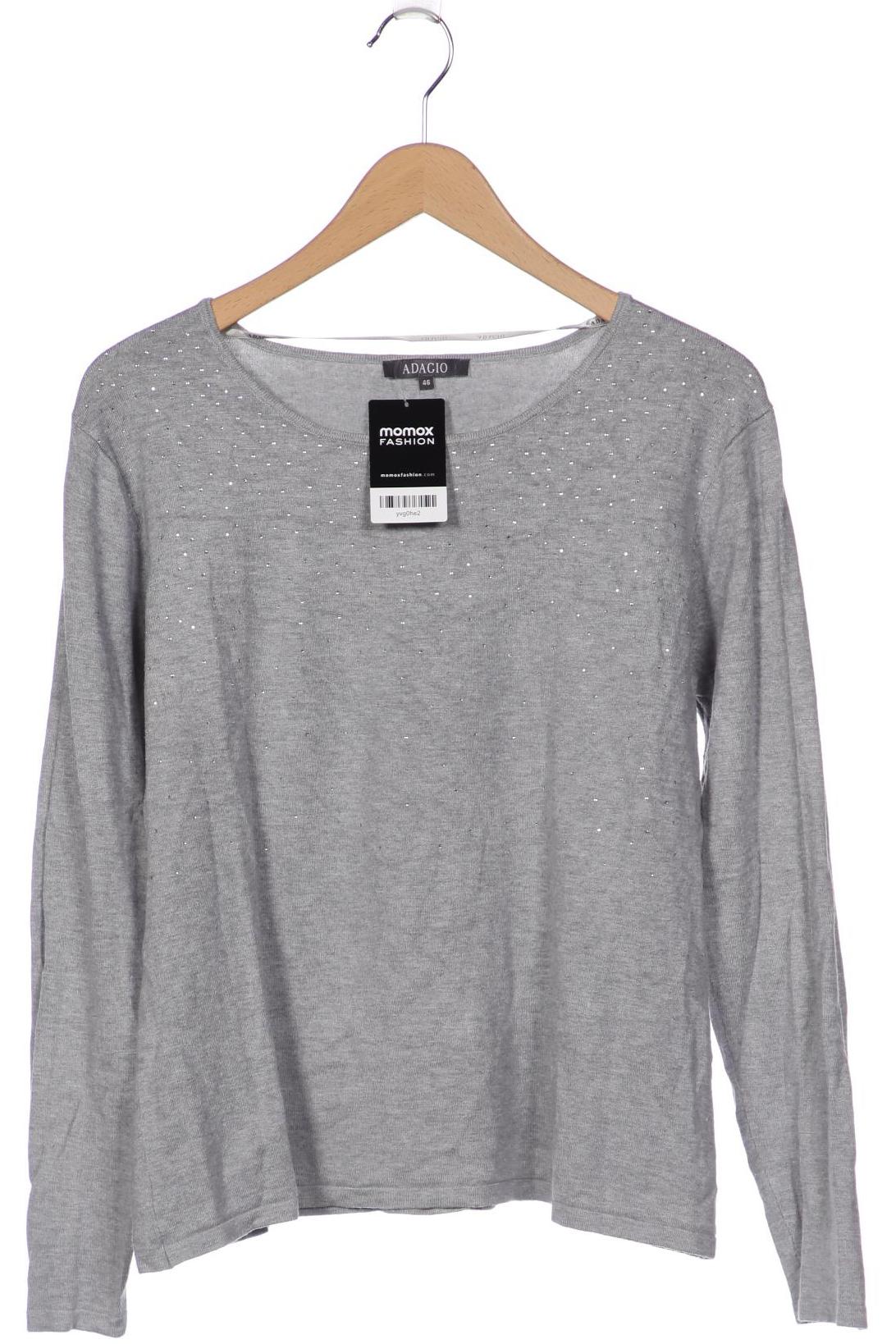 

Adagio Italia Damen Pullover, grau, Gr. 46