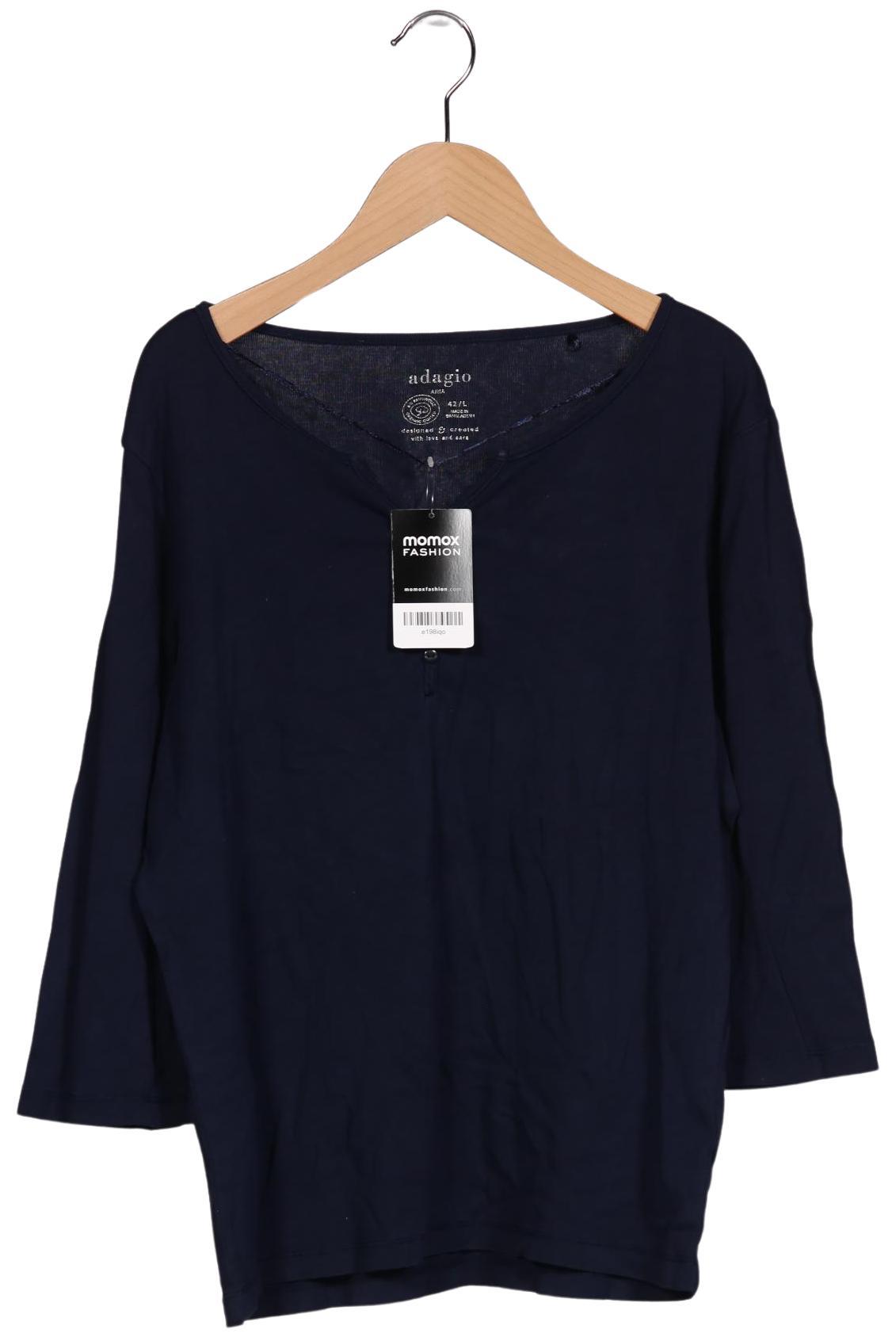 

Adagio Italia Damen Langarmshirt, marineblau, Gr. 42