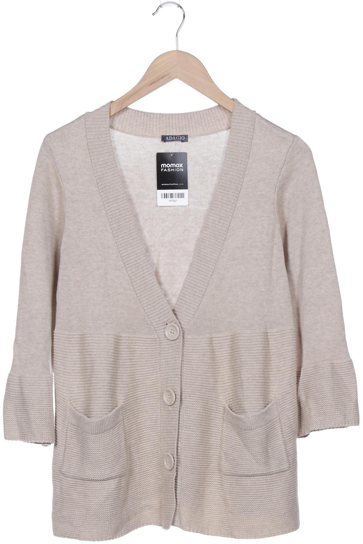 

Adagio Italia Damen Strickjacke, beige, Gr. 42
