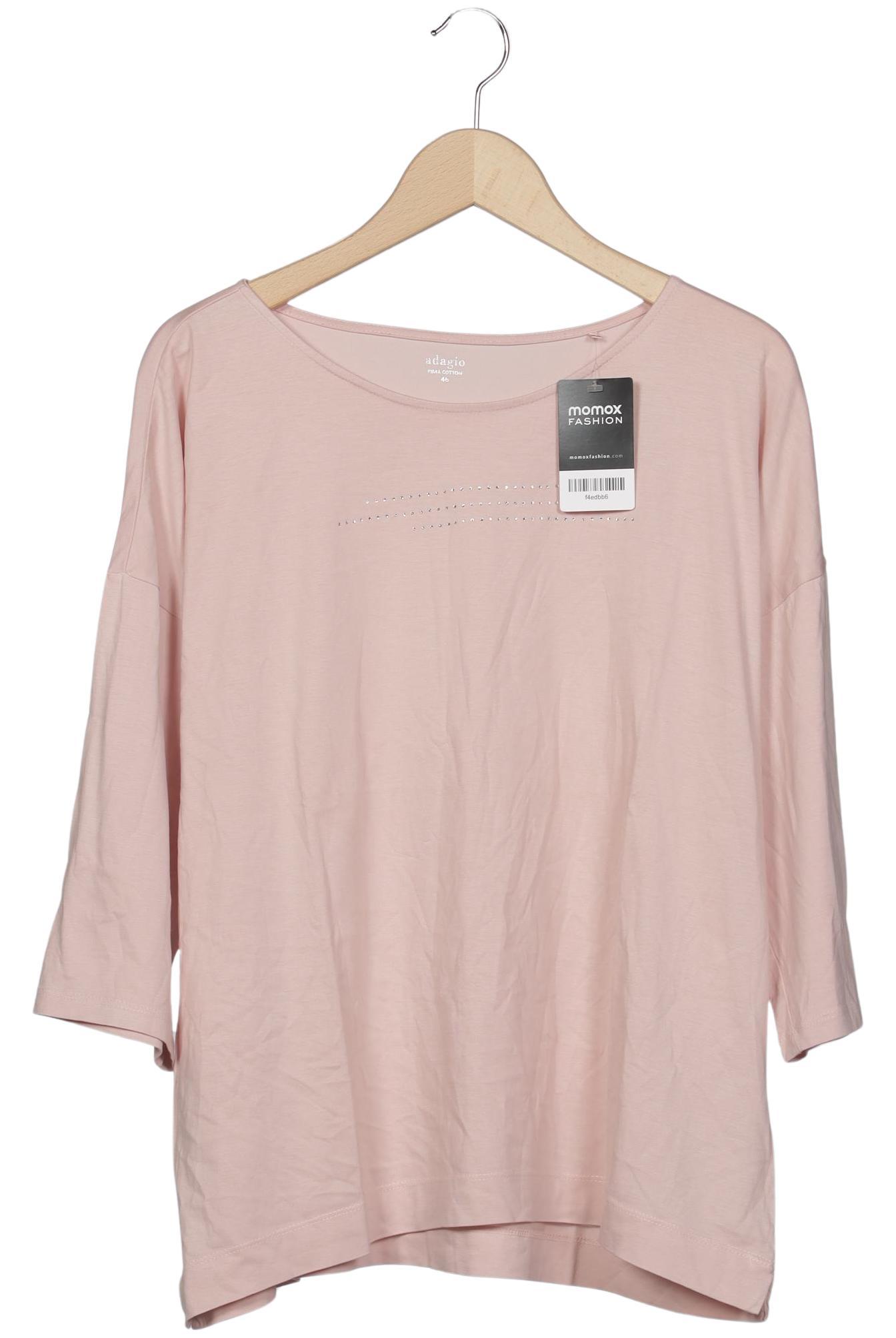 

Adagio Italia Damen Langarmshirt, pink, Gr. 46