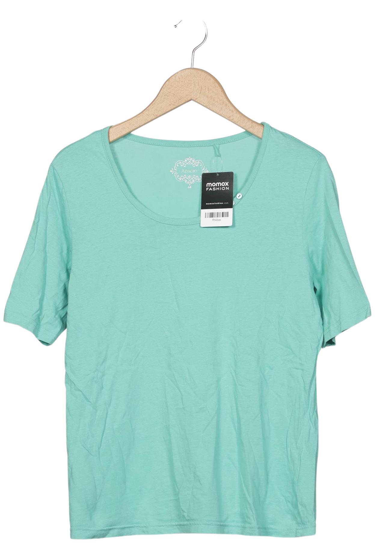 

Adagio Italia Damen T-Shirt, türkis, Gr. 44