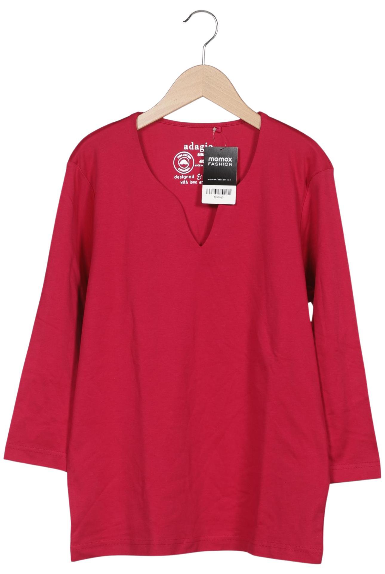 

Adagio Italia Damen Langarmshirt, pink, Gr. 40