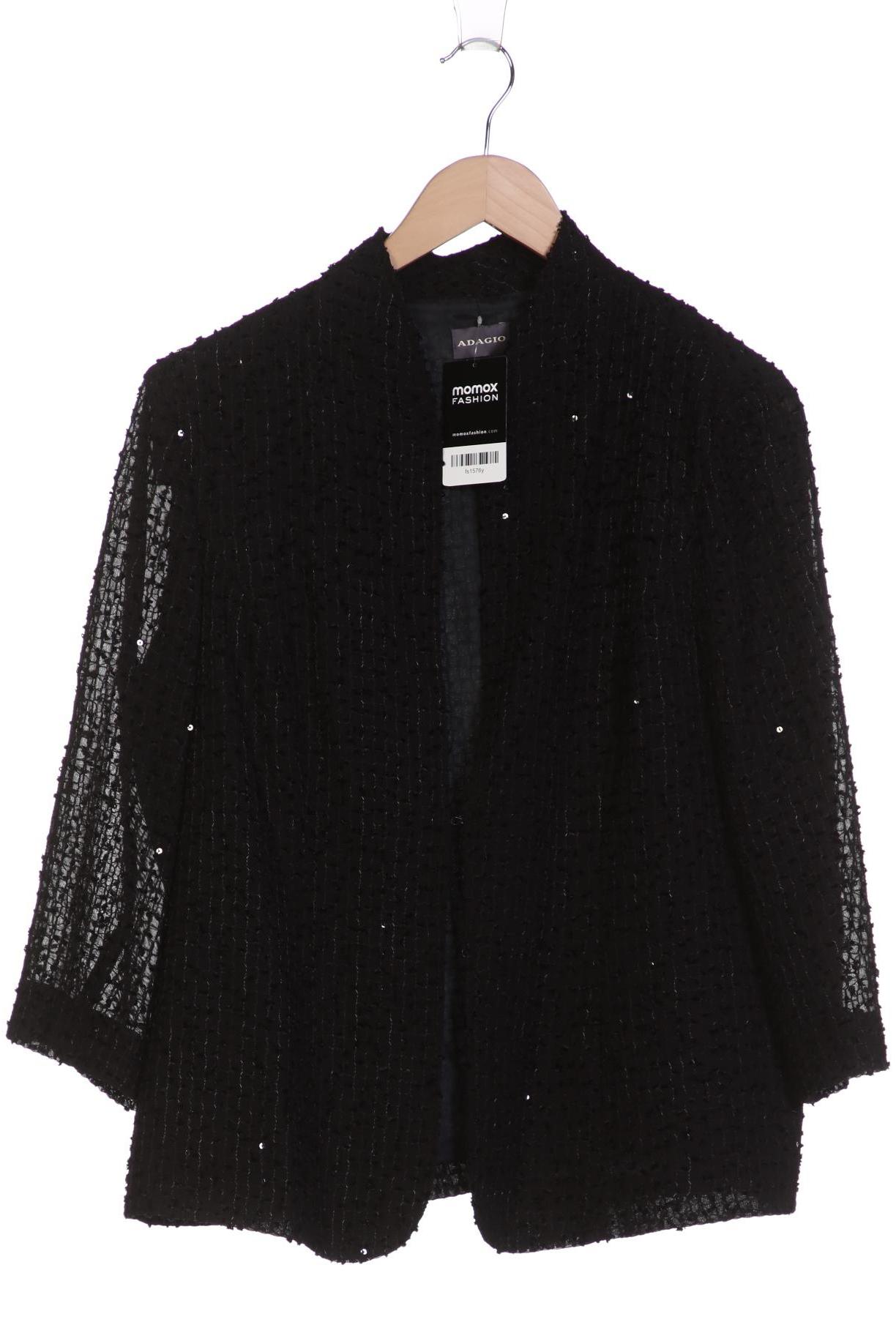 

Adagio Italia Damen Jacke, schwarz, Gr. 46