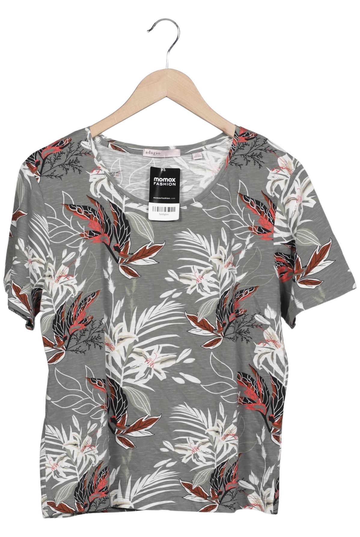 

Adagio Italia Damen T-Shirt, grau, Gr. 40