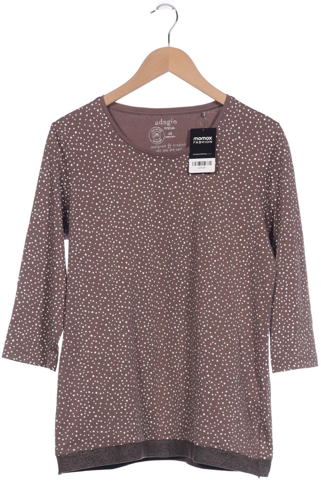 

Adagio Italia Damen Langarmshirt, braun, Gr. 44