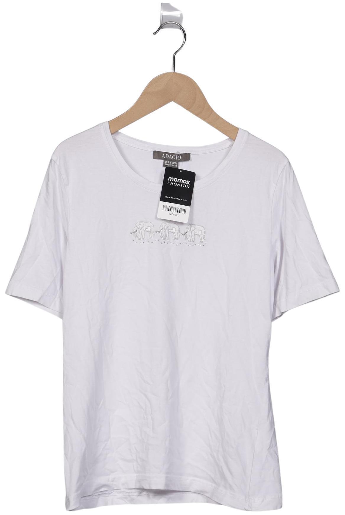 

Adagio Italia Damen T-Shirt, weiß, Gr. 38