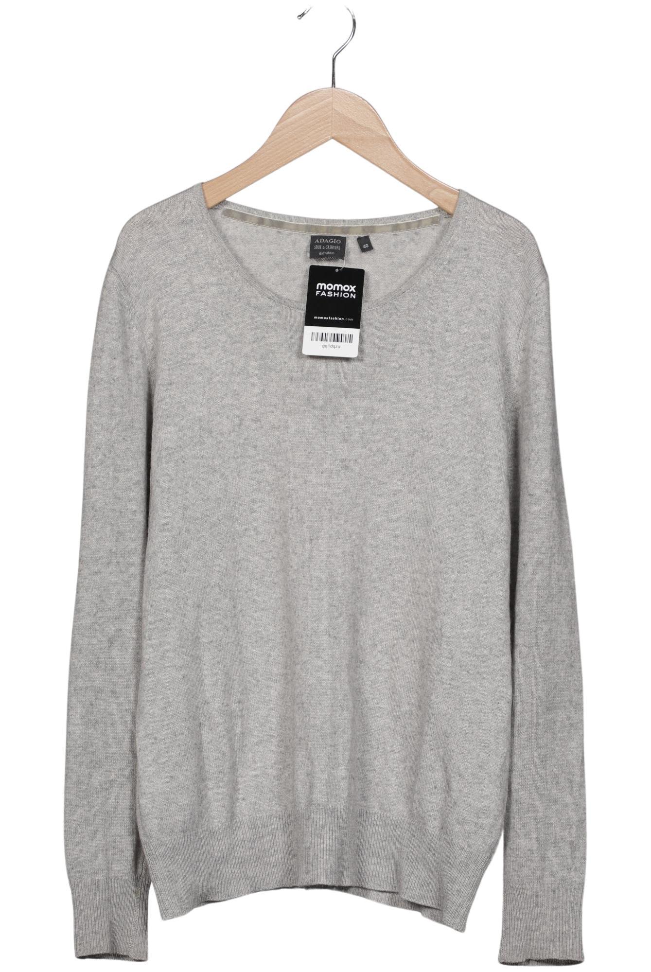 

Adagio Italia Damen Pullover, grau, Gr. 40