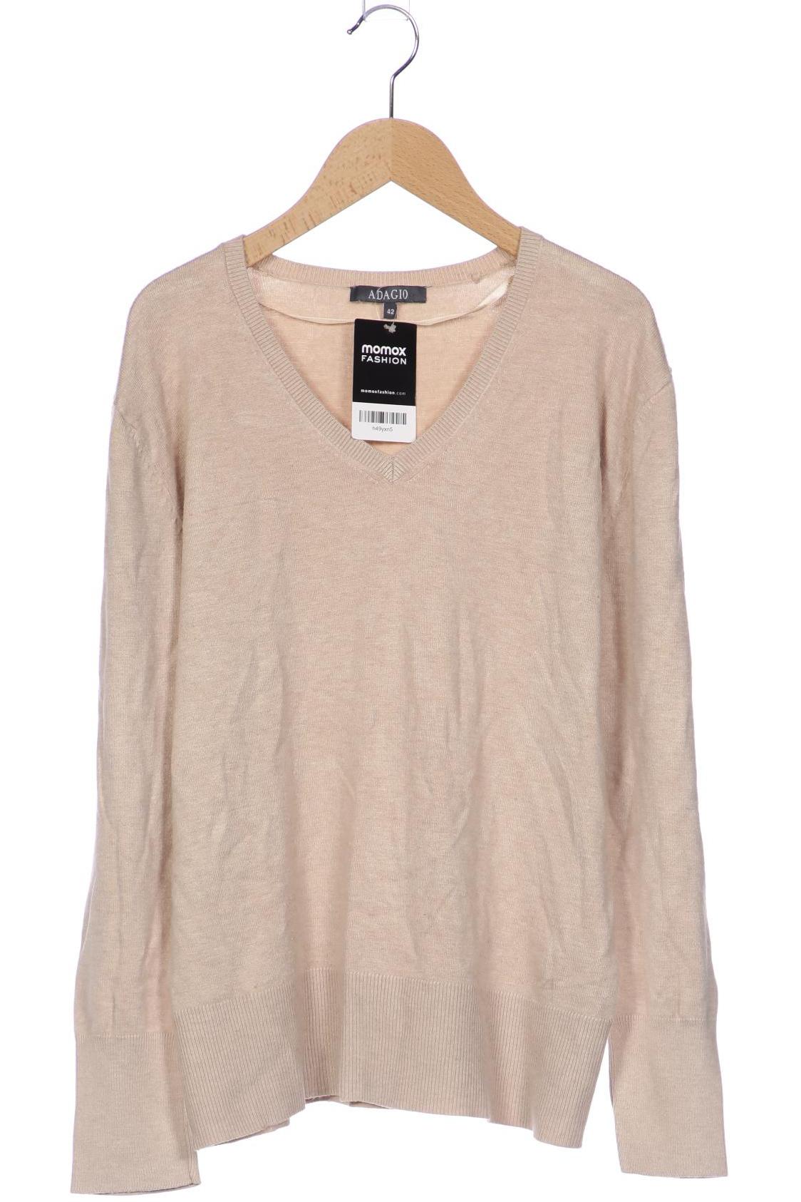 

Adagio Italia Damen Pullover, beige, Gr. 42