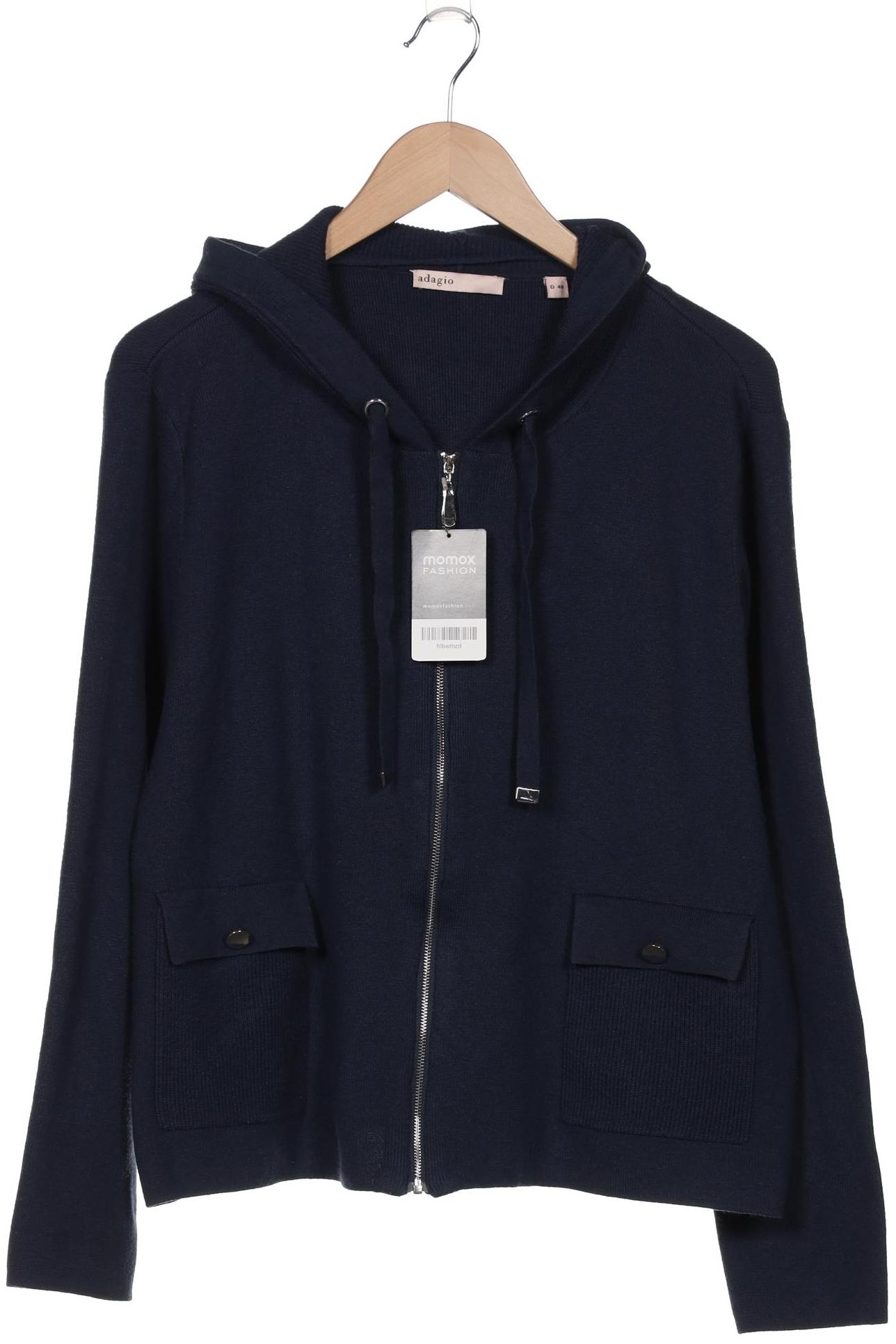 

Adagio Italia Damen Kapuzenpullover, marineblau, Gr. 48