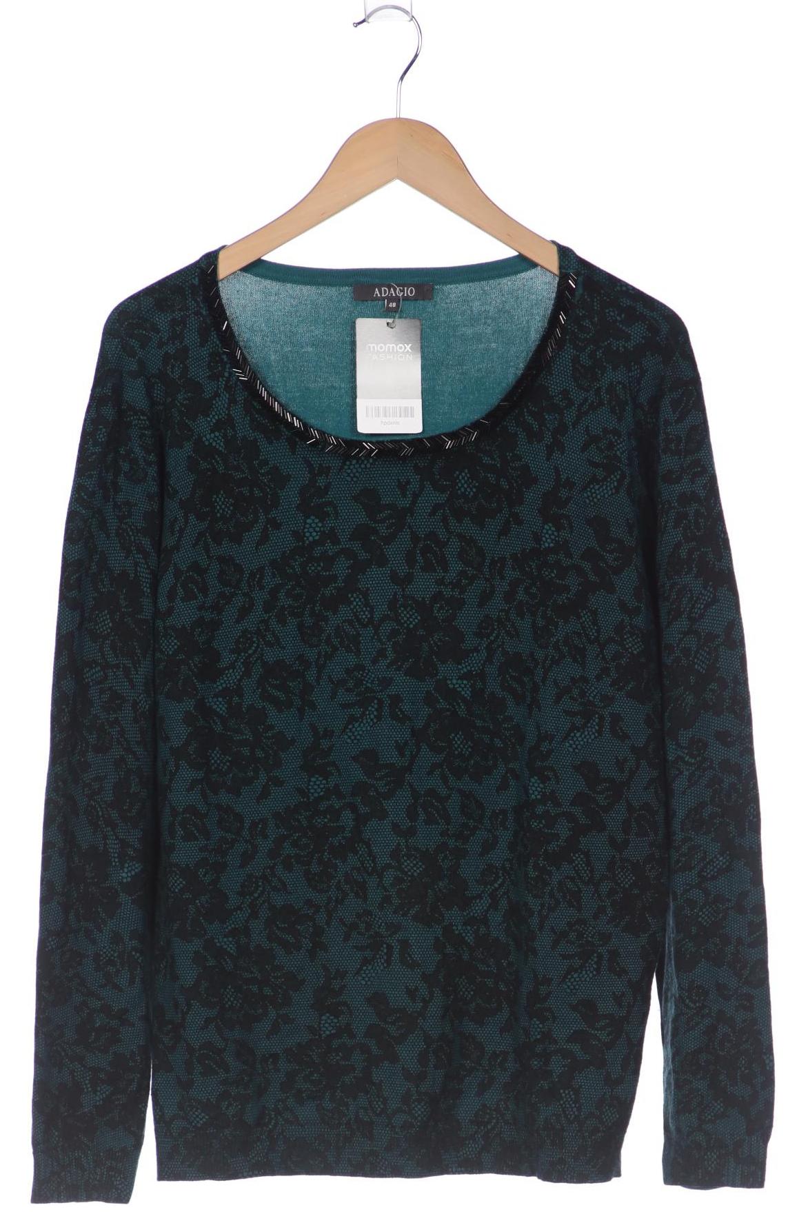

Adagio Italia Damen Pullover, türkis, Gr. 48