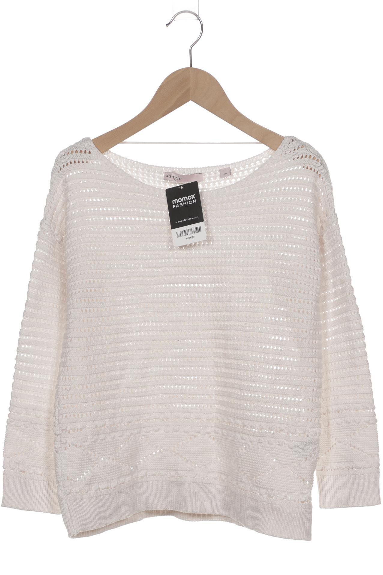 

Adagio Italia Damen Pullover, weiß, Gr. 38