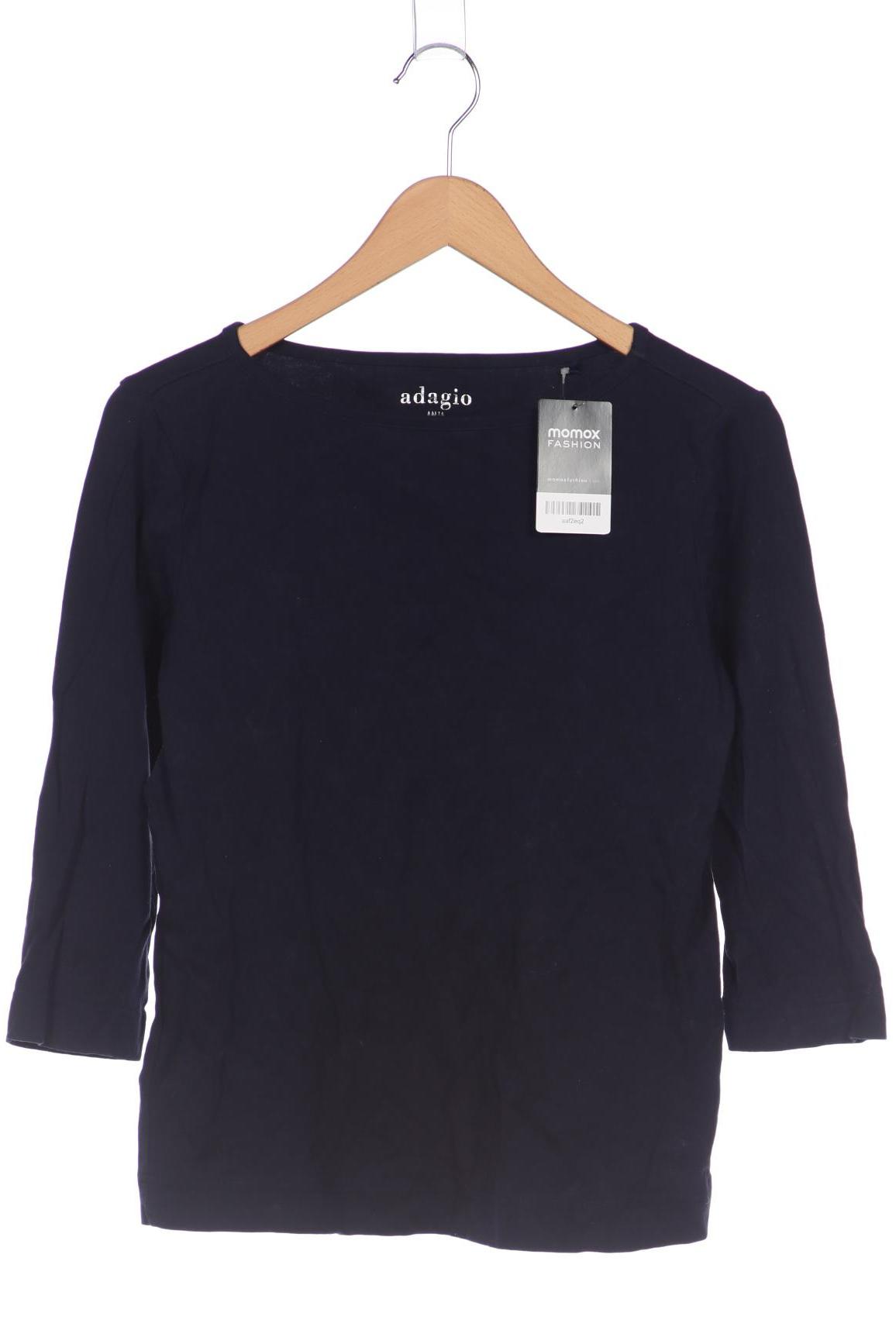

Adagio Italia Damen Langarmshirt, marineblau, Gr. 40