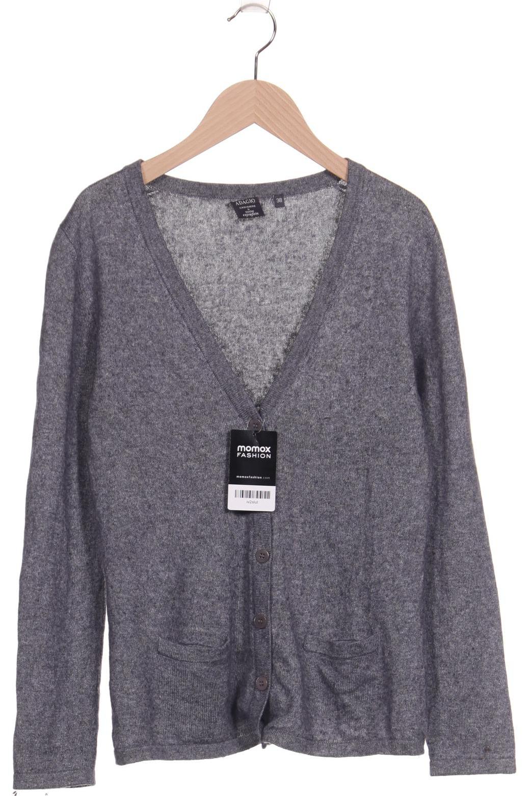 

Adagio Italia Damen Strickjacke, grau, Gr. 38