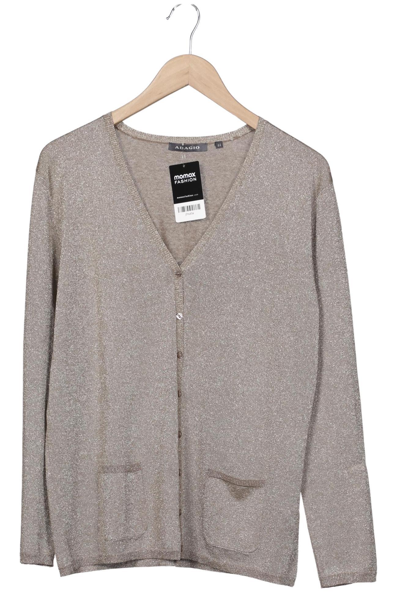 

Adagio Italia Damen Strickjacke, beige, Gr. 44