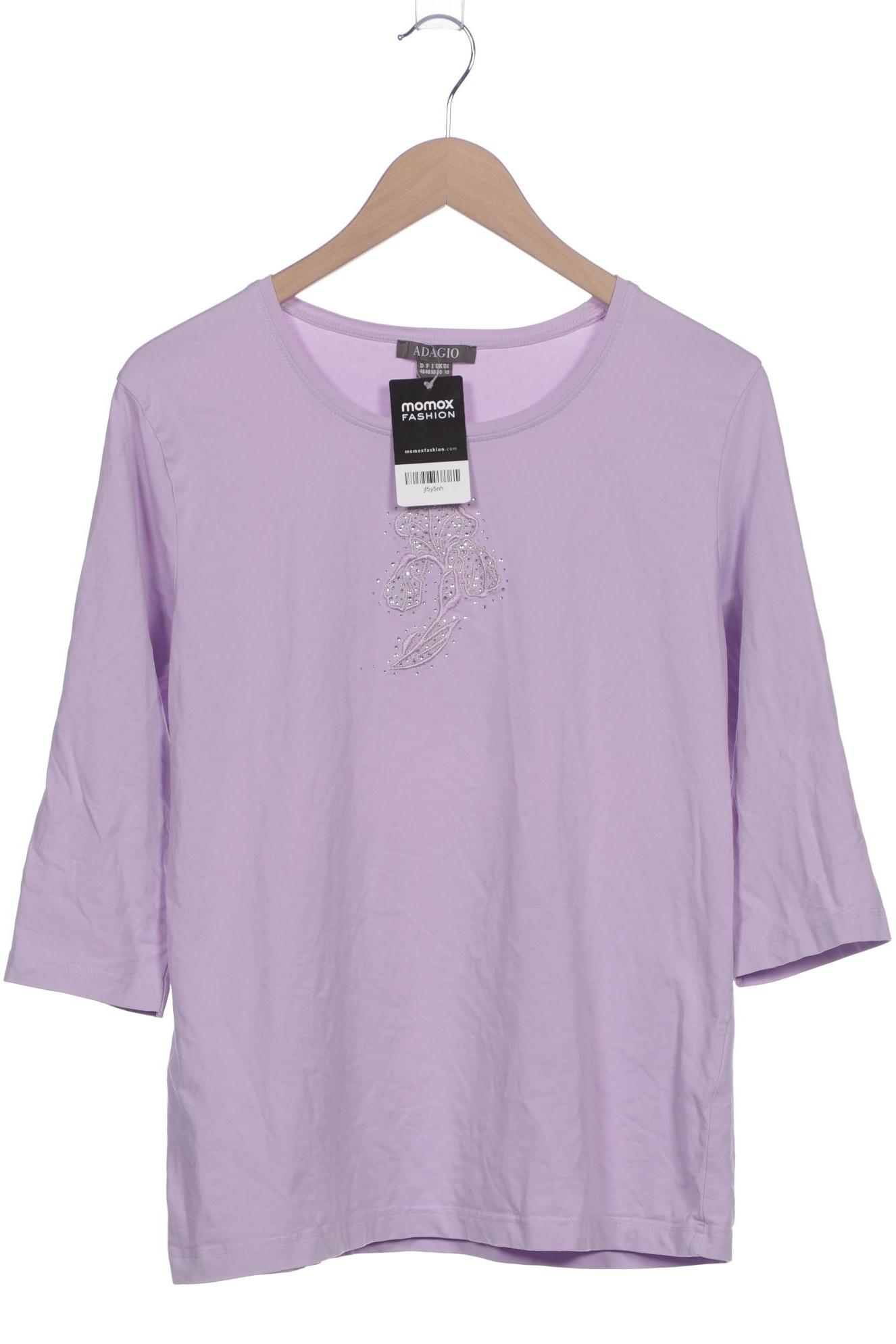 

Adagio Italia Damen Langarmshirt, flieder, Gr. 46