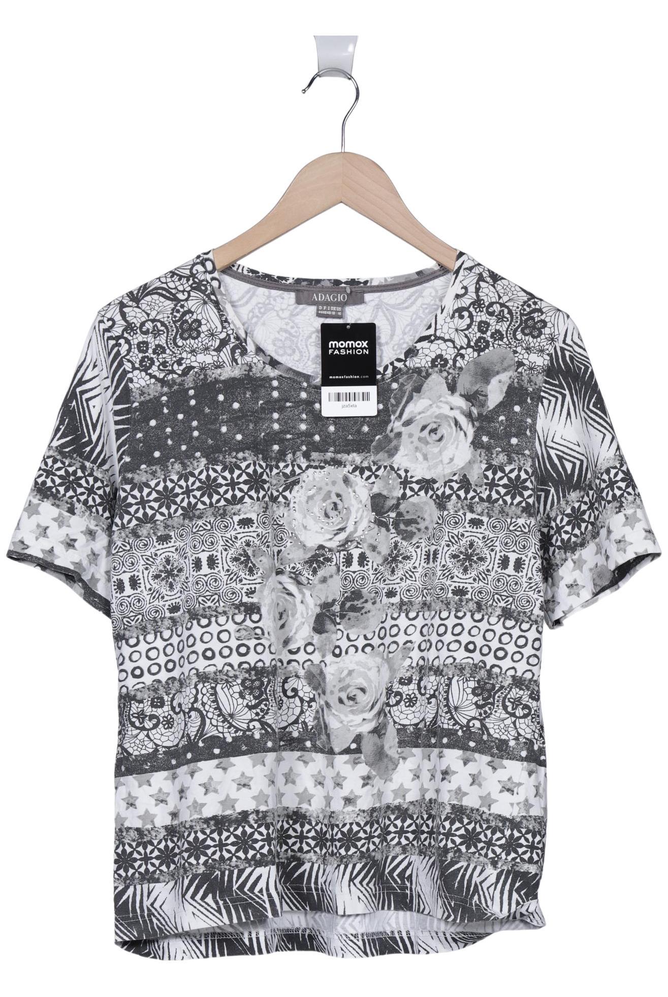 

Adagio Italia Damen T-Shirt, grau, Gr. 44