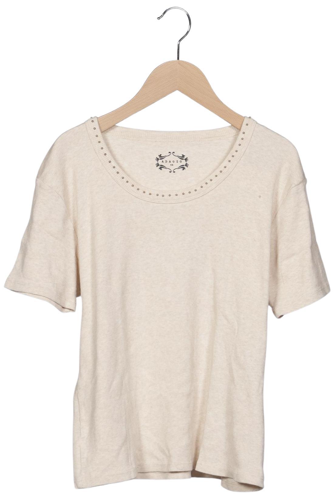 

Adagio Italia Damen T-Shirt, beige, Gr. 44
