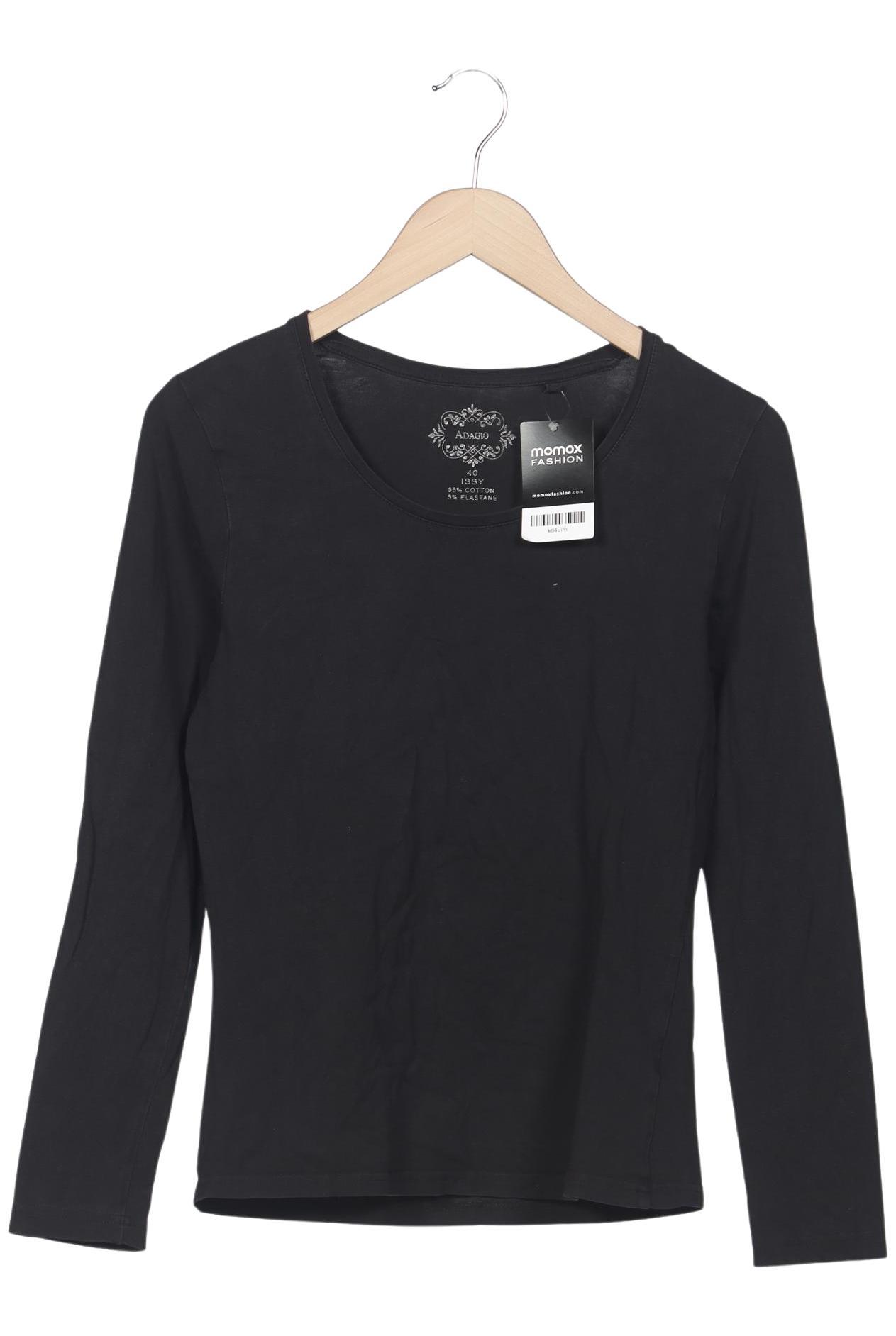 

Adagio Italia Damen Langarmshirt, schwarz, Gr. 40