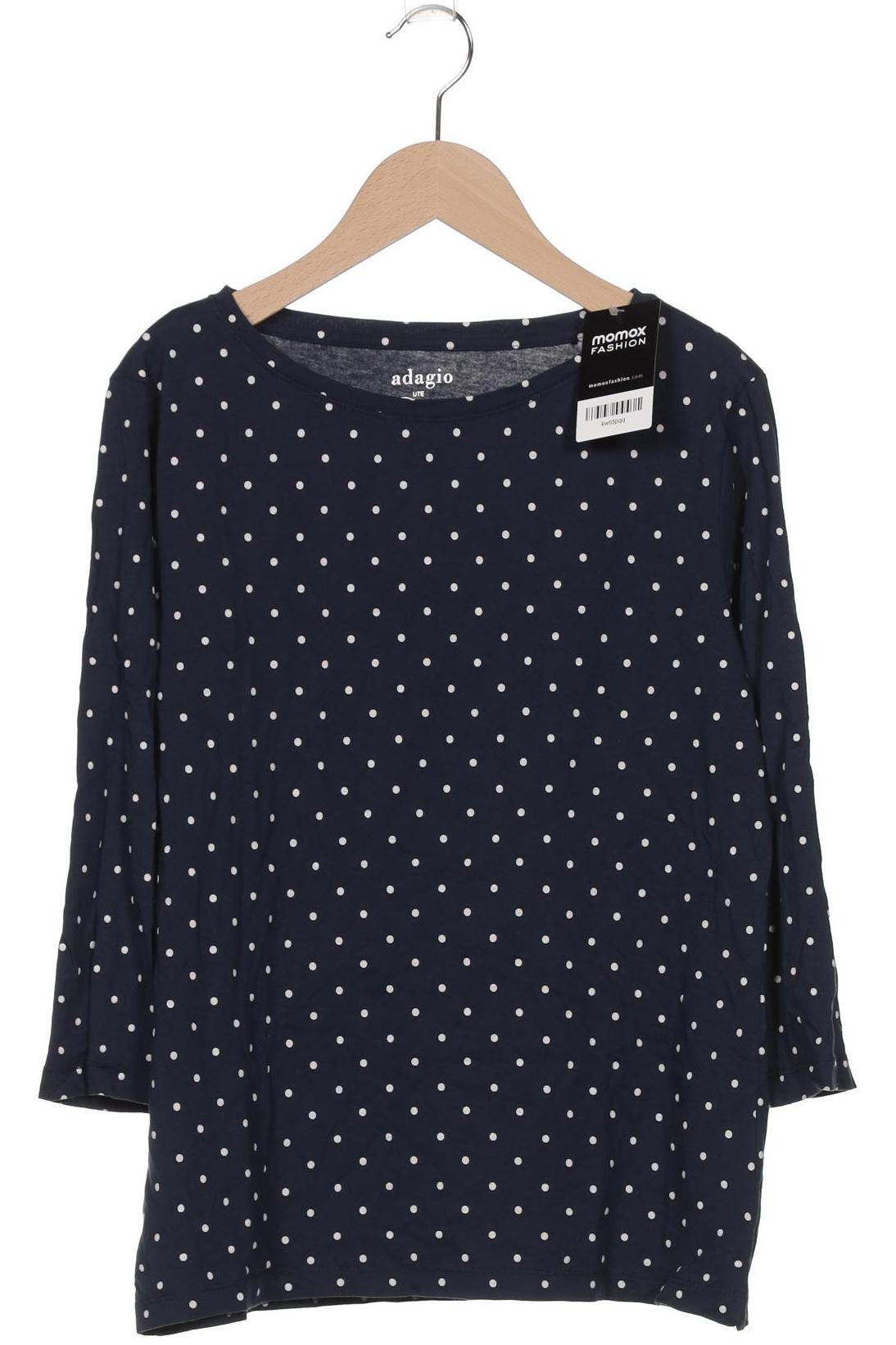 

Adagio Italia Damen Langarmshirt, marineblau, Gr. 38