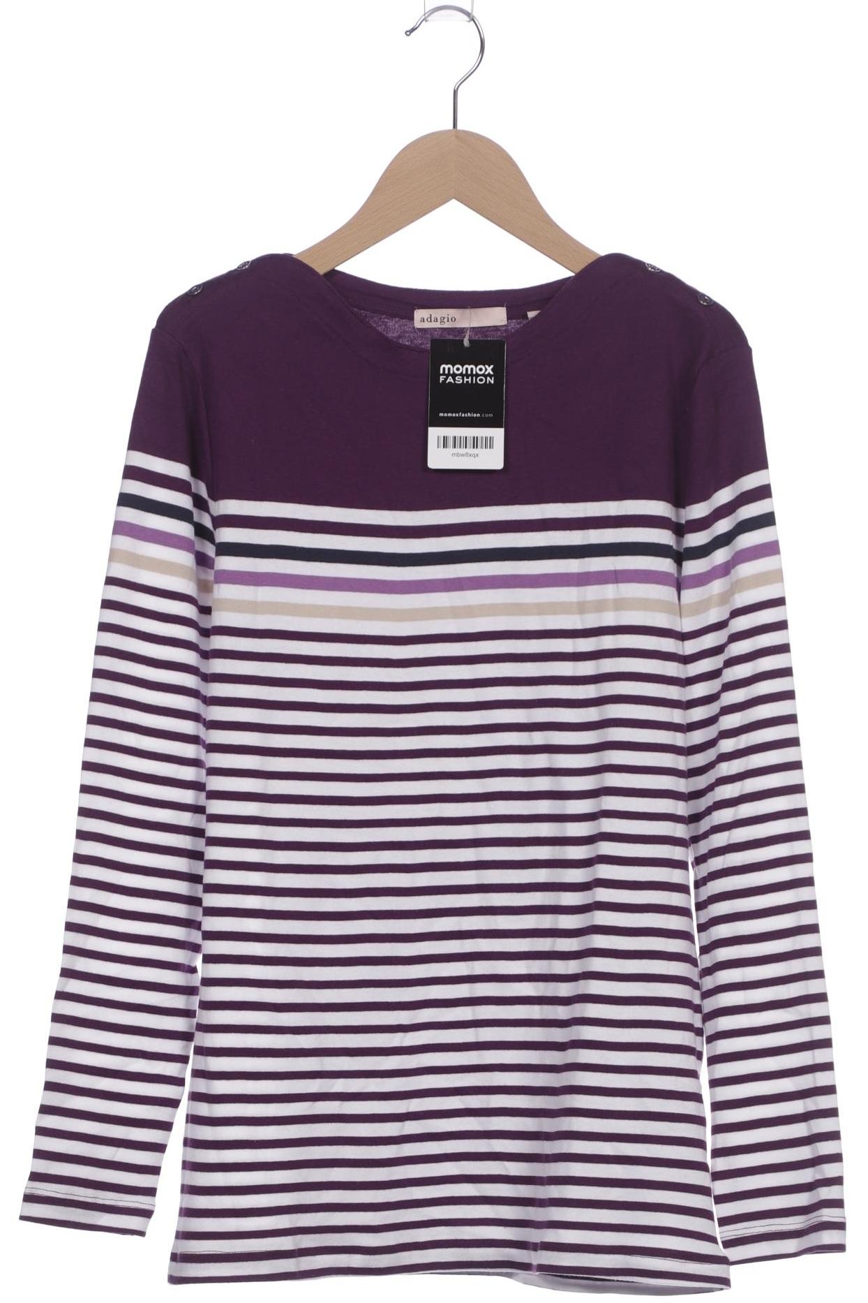 

Adagio Italia Damen Langarmshirt, flieder, Gr. 40