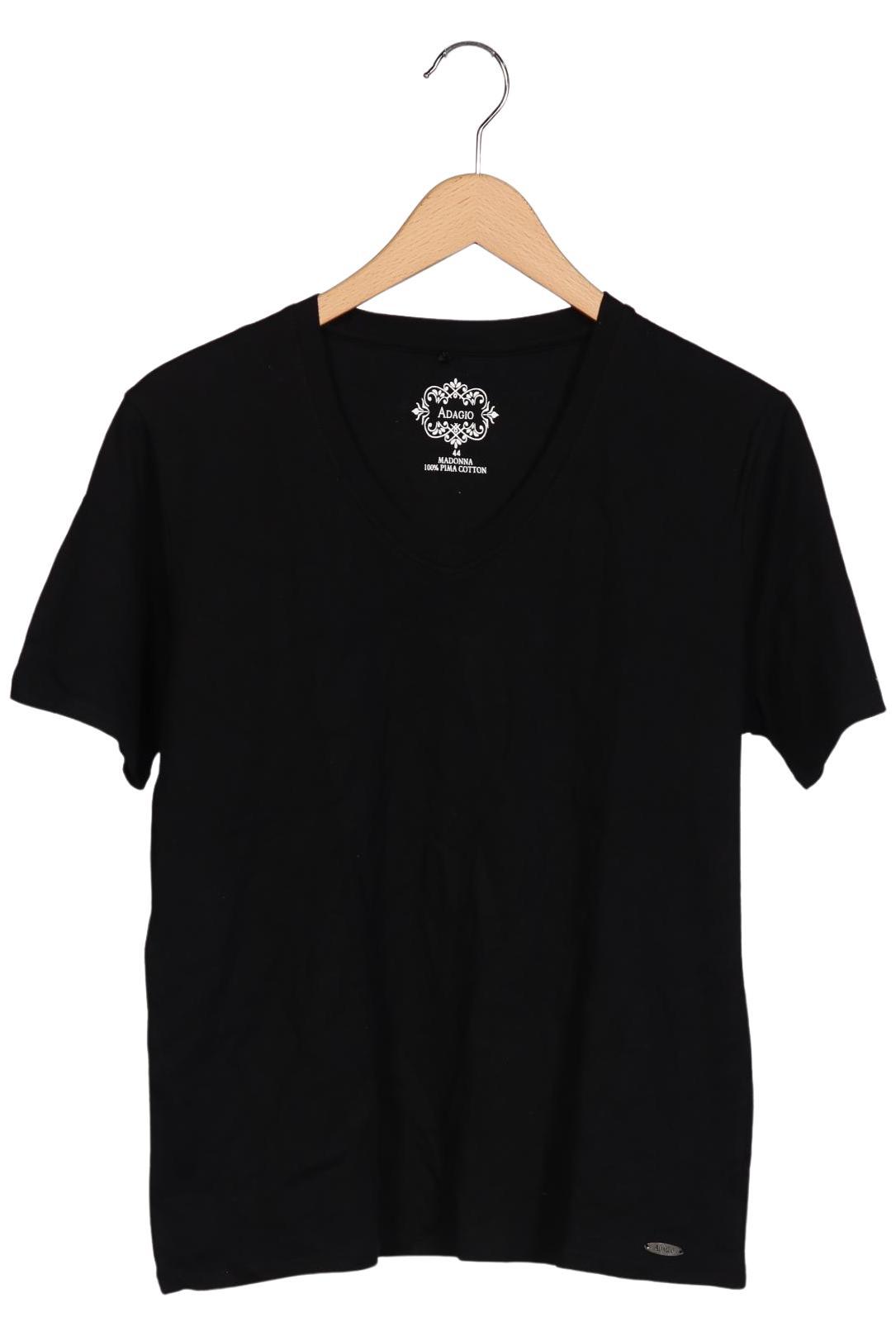 

Adagio Italia Damen T-Shirt, schwarz, Gr. 44