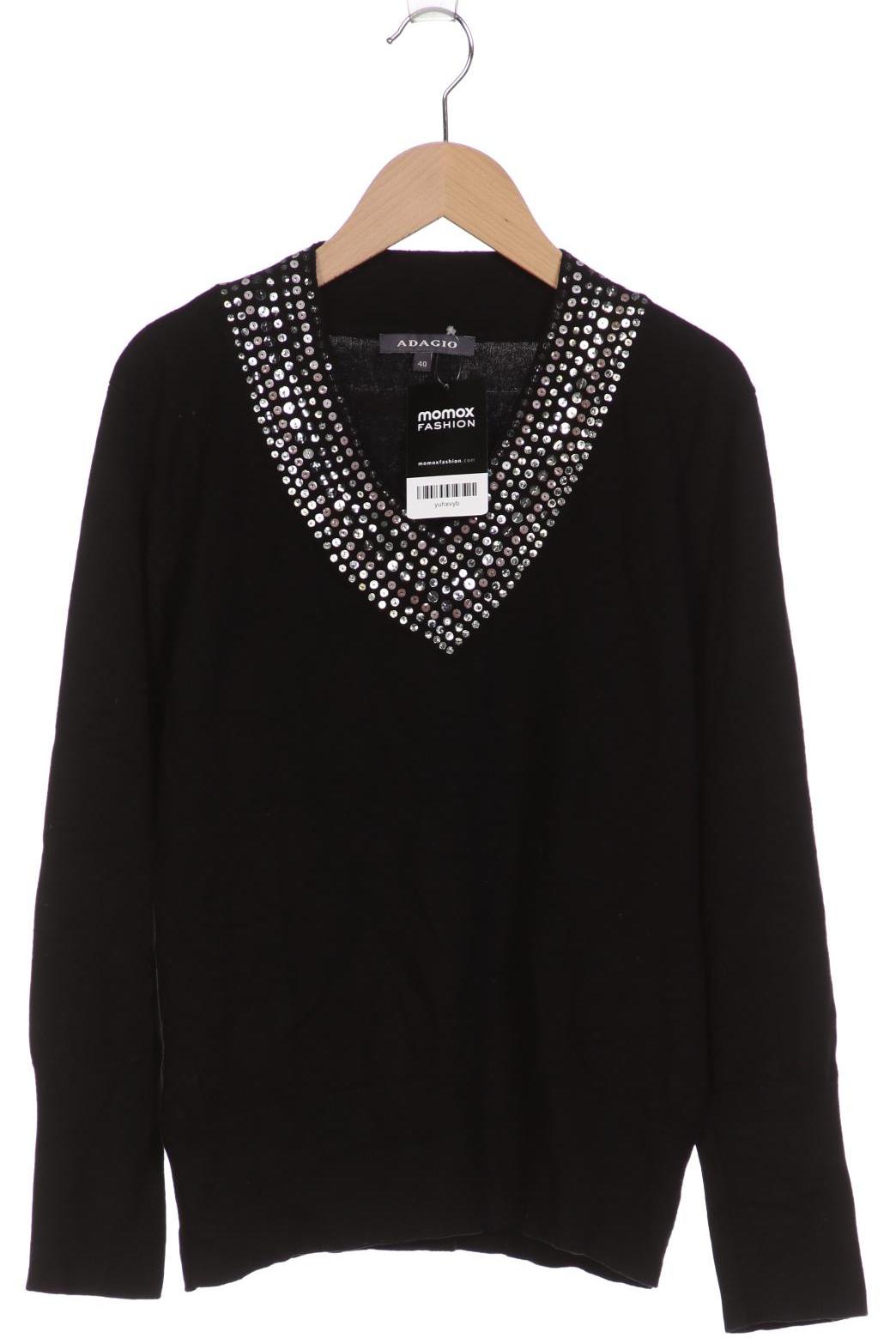 

Adagio Italia Damen Pullover, schwarz, Gr. 40