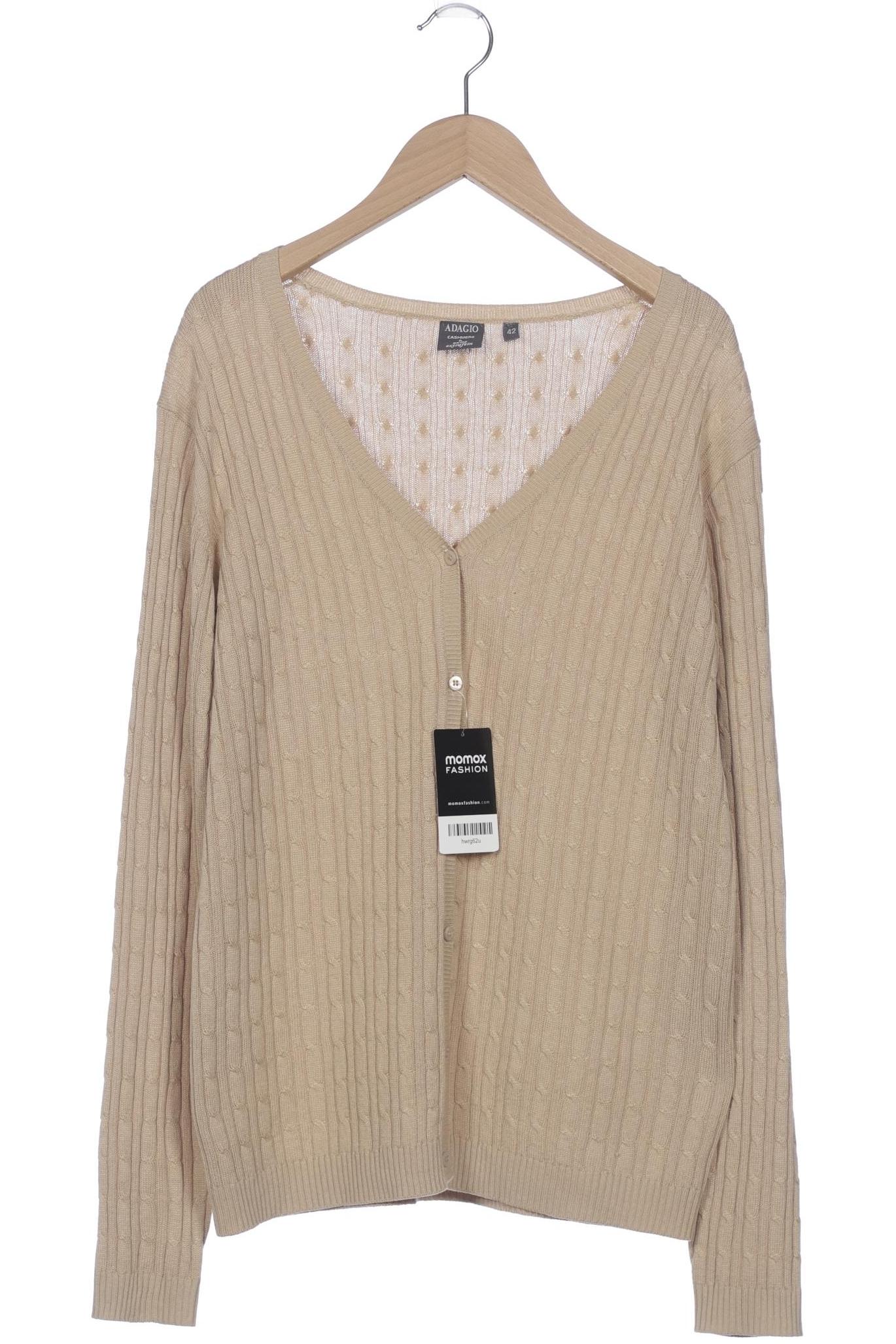 

Adagio Italia Damen Strickjacke, beige, Gr. 42