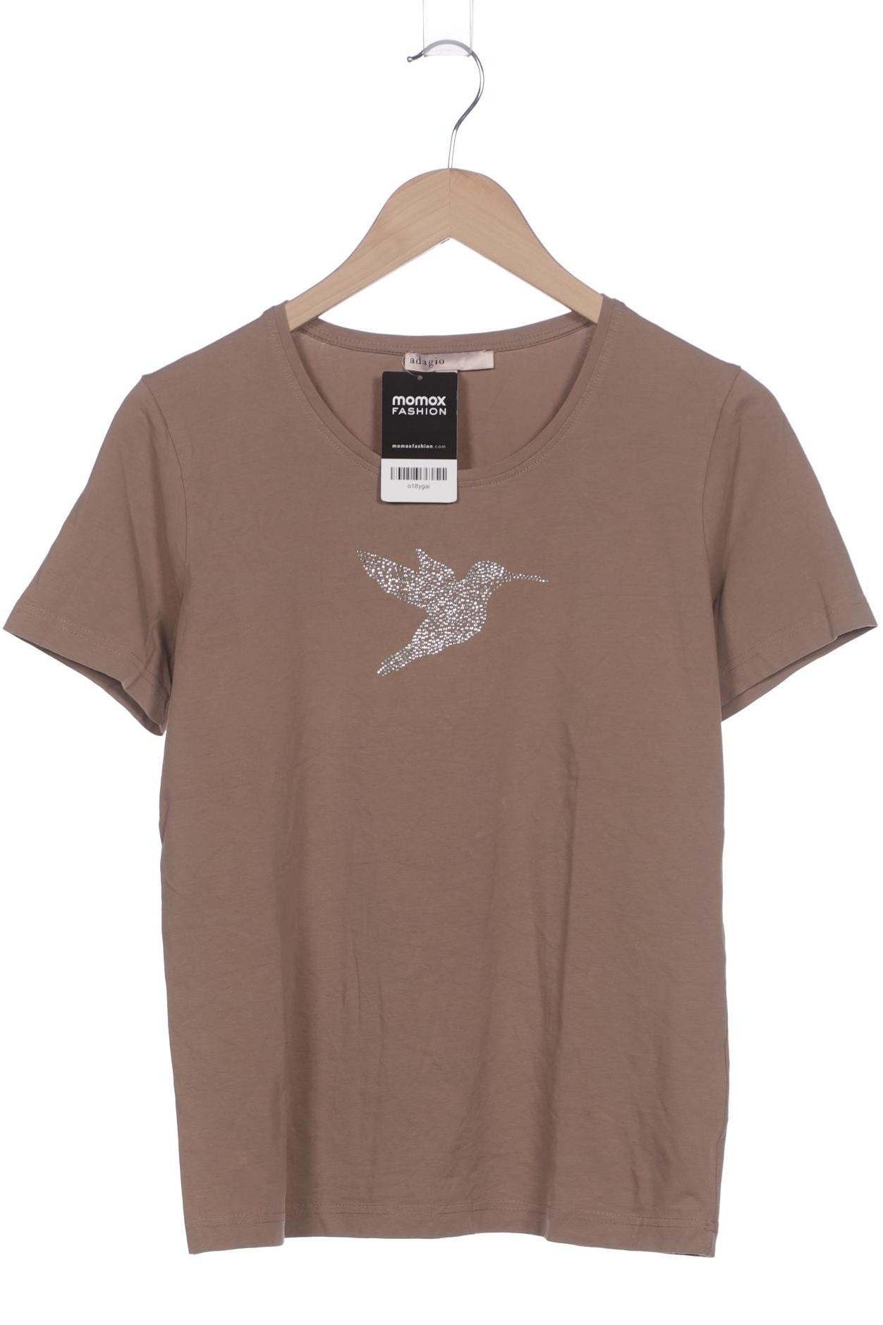 

Adagio Italia Damen T-Shirt, beige, Gr. 40