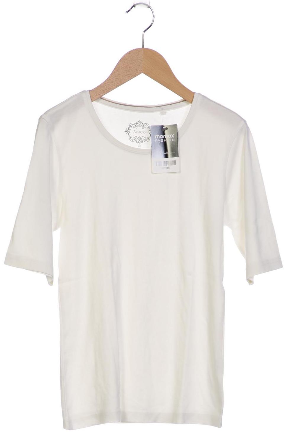 

Adagio Italia Damen T-Shirt, weiß, Gr. 40