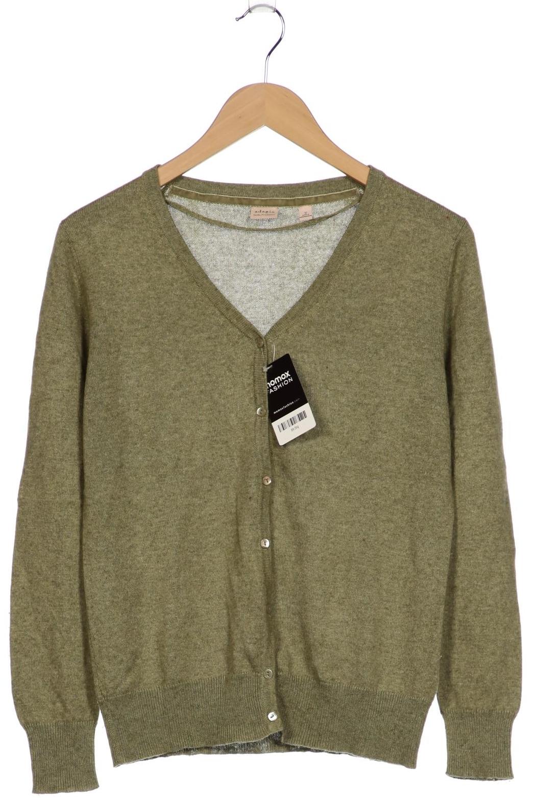 

Adagio Italia Damen Strickjacke, hellgrün, Gr. 40
