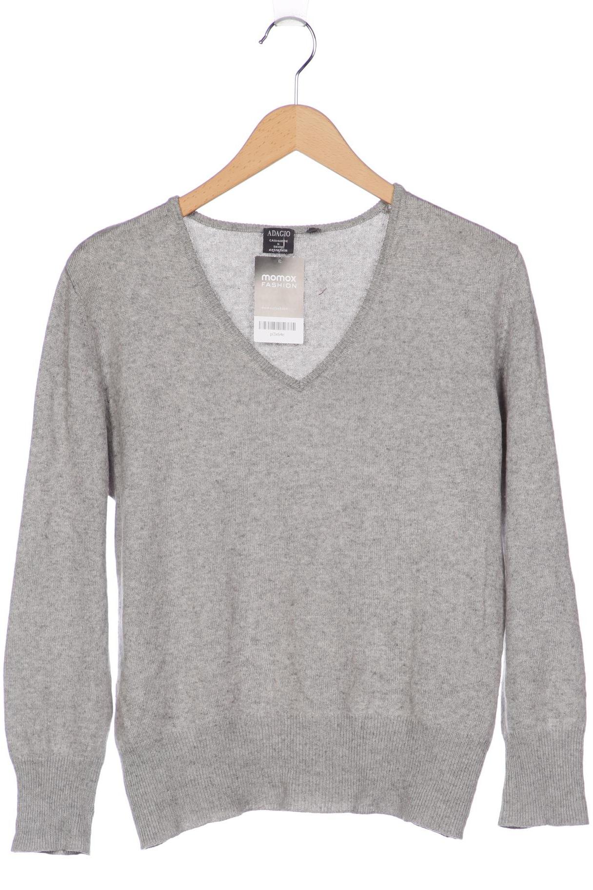 

Adagio Italia Damen Pullover, grau, Gr. 40