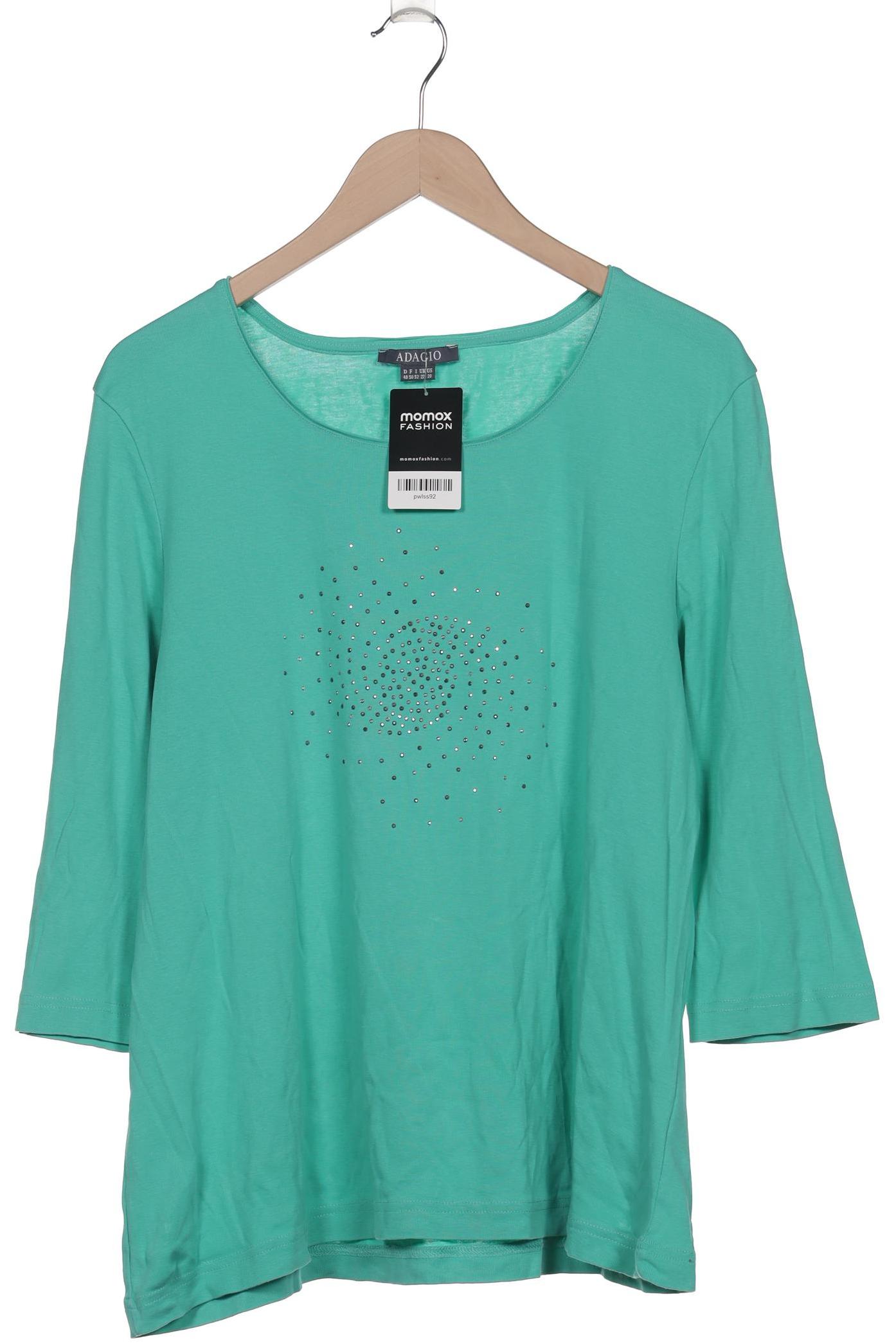 

Adagio Italia Damen Langarmshirt, grün, Gr. 48