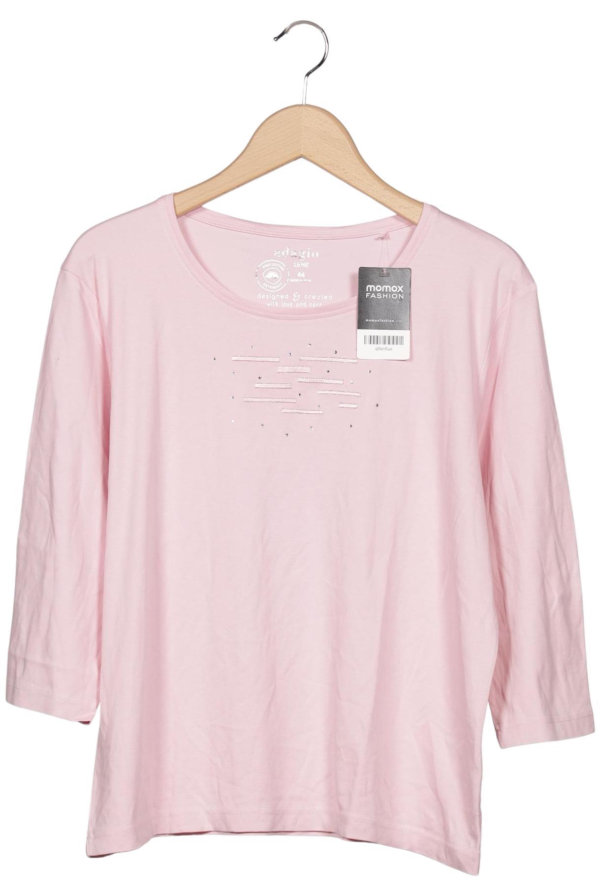 

Adagio Italia Damen Langarmshirt, pink, Gr. 44